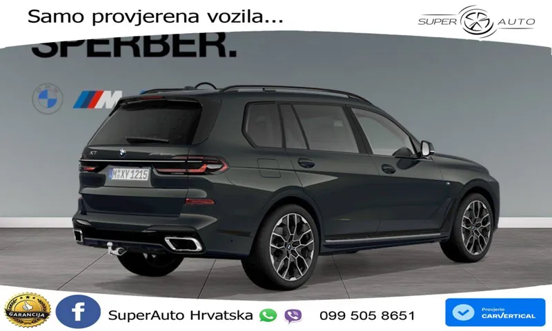 BMW X7 40d (352 KS) xDrive Steptronic ZRAČNI+ACC+GR SJED+KAM+PANO