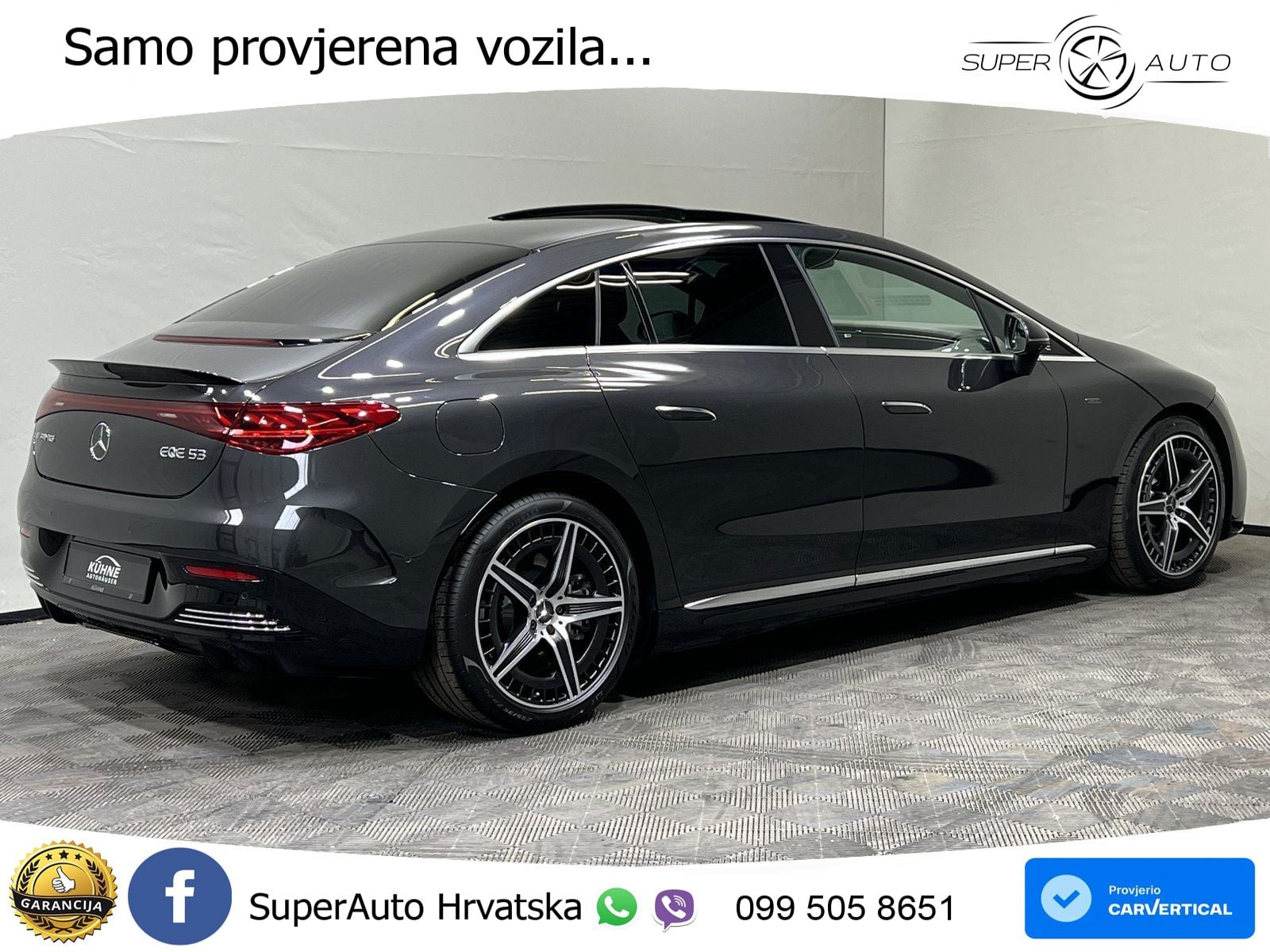 Mercedes EQE AMG 53 100 kWh (625 KS) 4MATIC+ ACC+HEAD+GR SJED+360+PANO