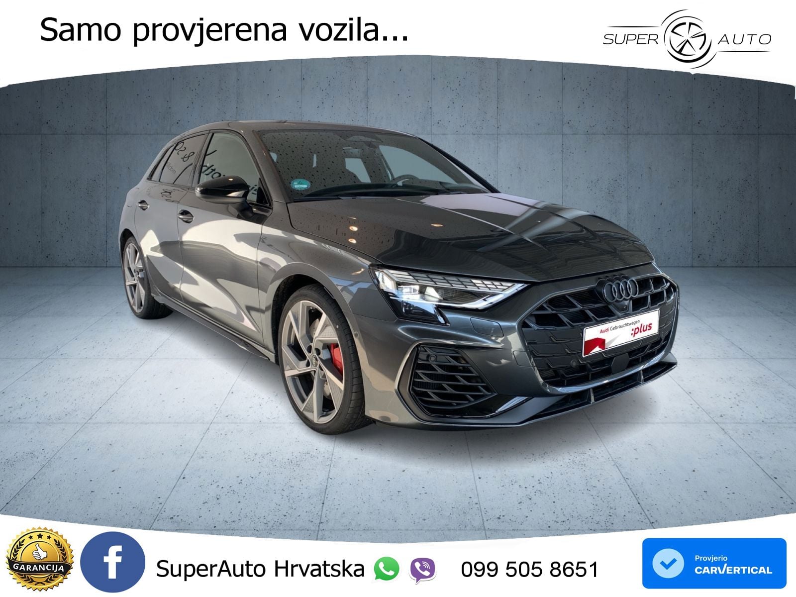 Audi S3 2.0 TFSI (333 KS) quattro S tronic MATRIX+GR SJED+KAM