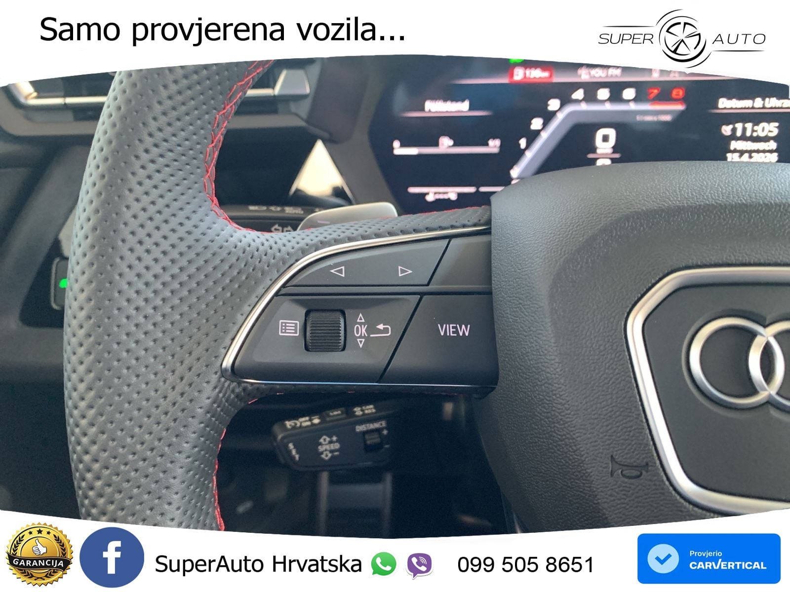 Audi S3 2.0 TFSI (333 KS) quattro S tronic MATRIX+GR SJED+KAM