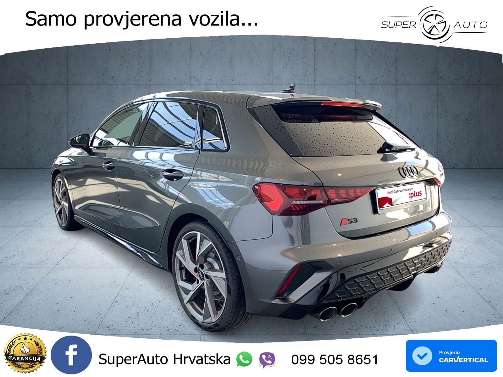 Audi S3 2.0 TFSI (333 KS) quattro S tronic MATRIX+GR SJED+KAM
