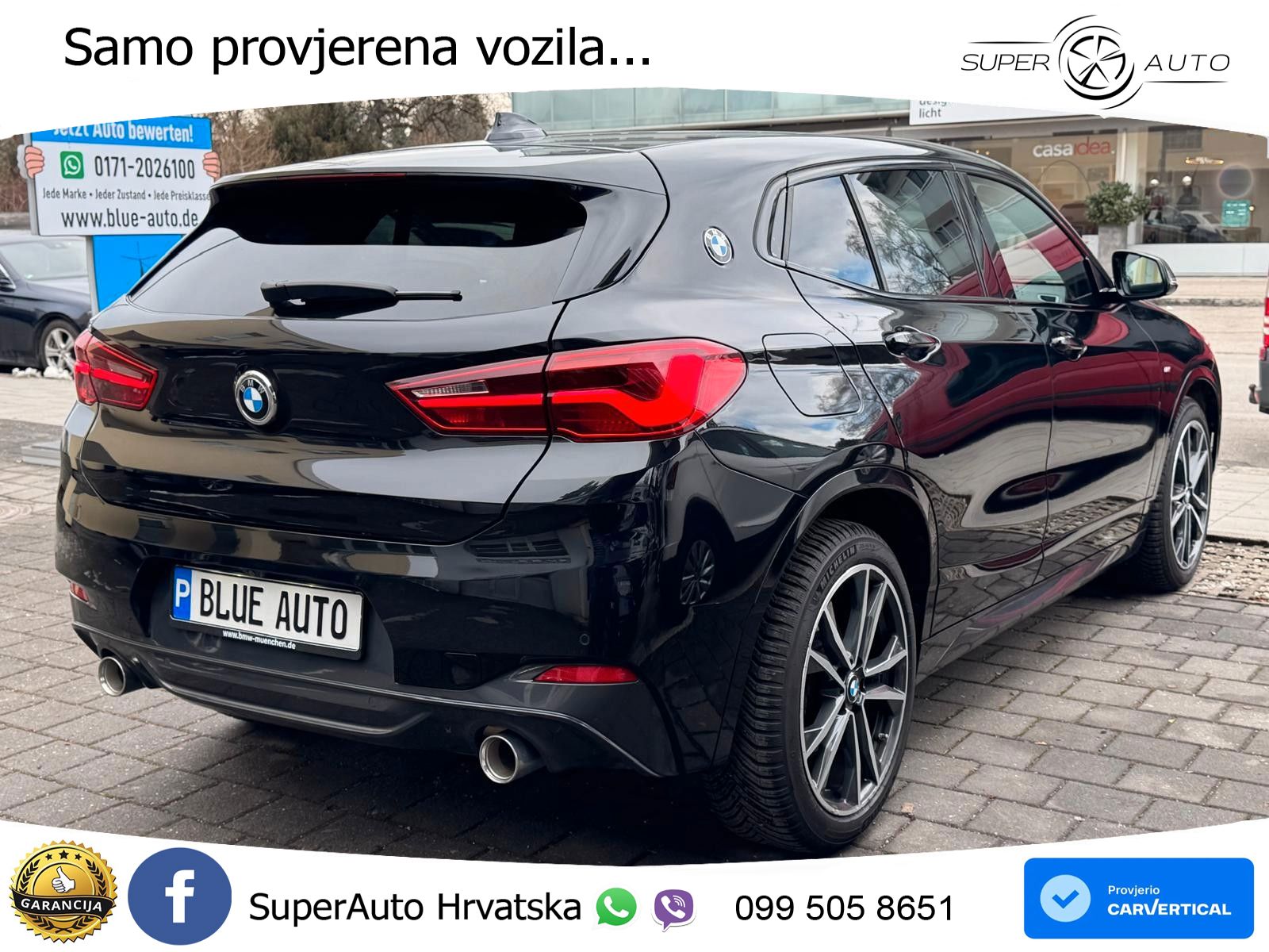 BMW X2 sDrive20d Steptronic M Sport LED+GR SJED+ACC