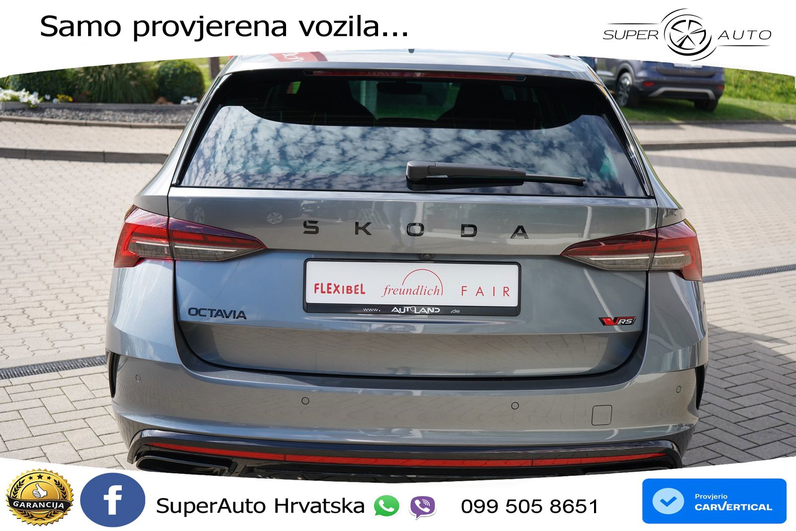Škoda Octavia Combi RS 2.0 TSI (265 KS) DSG LED+GR SJED+ACC