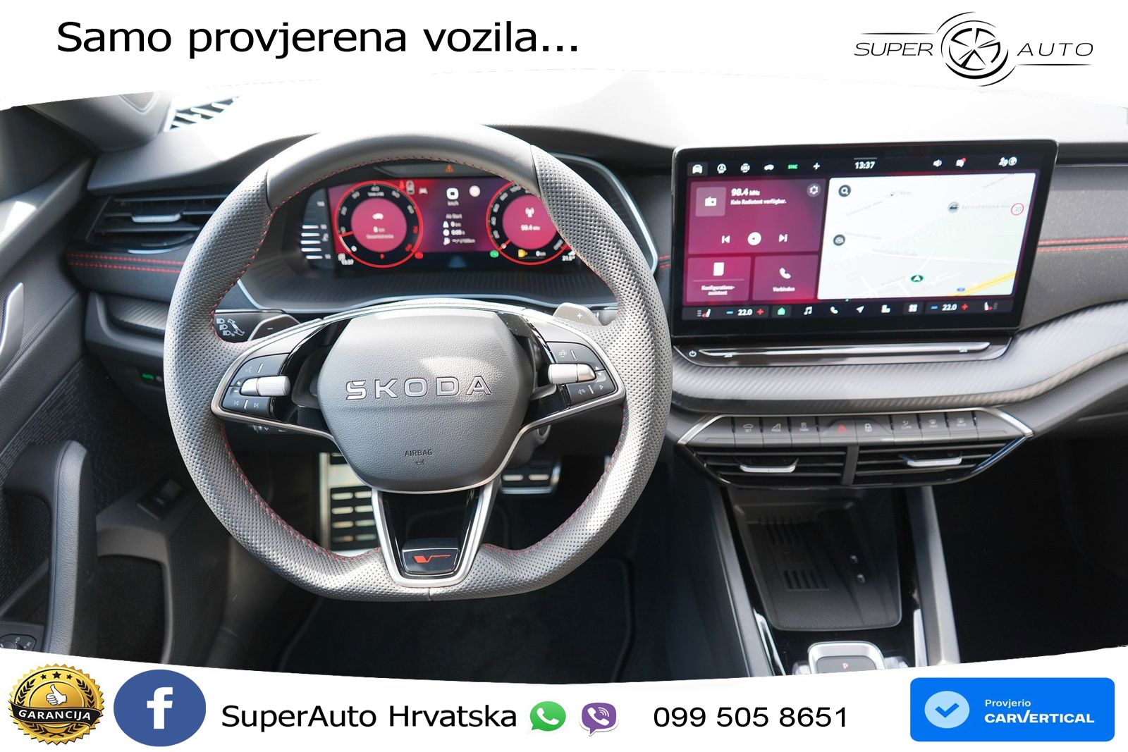 Škoda Octavia Combi RS 2.0 TSI (265 KS) DSG LED+GR SJED+ACC