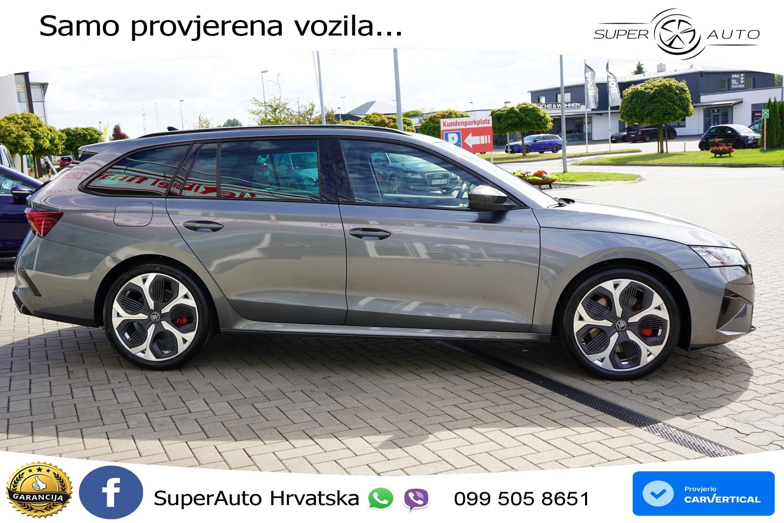 Škoda Octavia Combi RS 2.0 TSI (265 KS) DSG LED+GR SJED+ACC