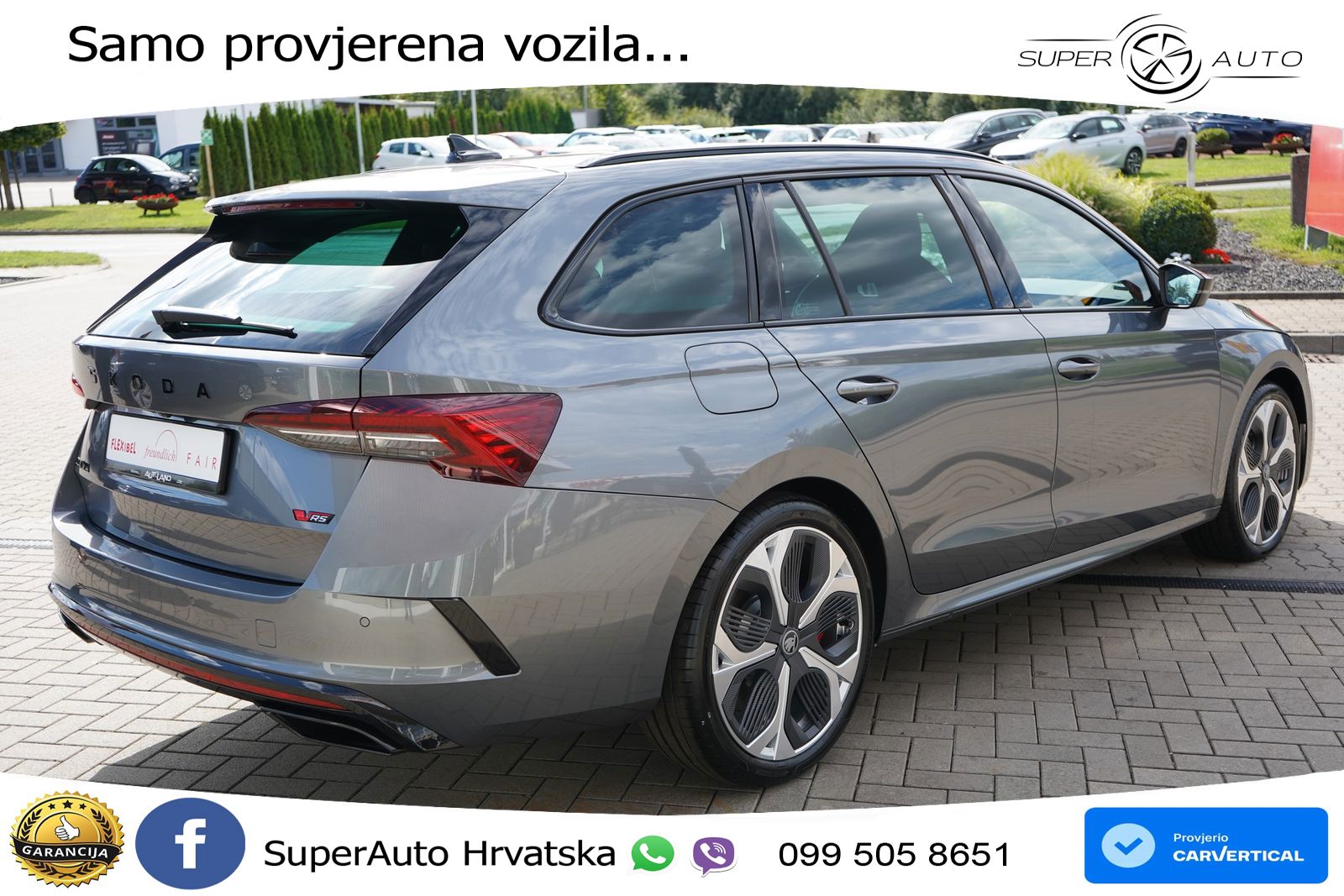 Škoda Octavia Combi RS 2.0 TSI (265 KS) DSG LED+GR SJED+ACC