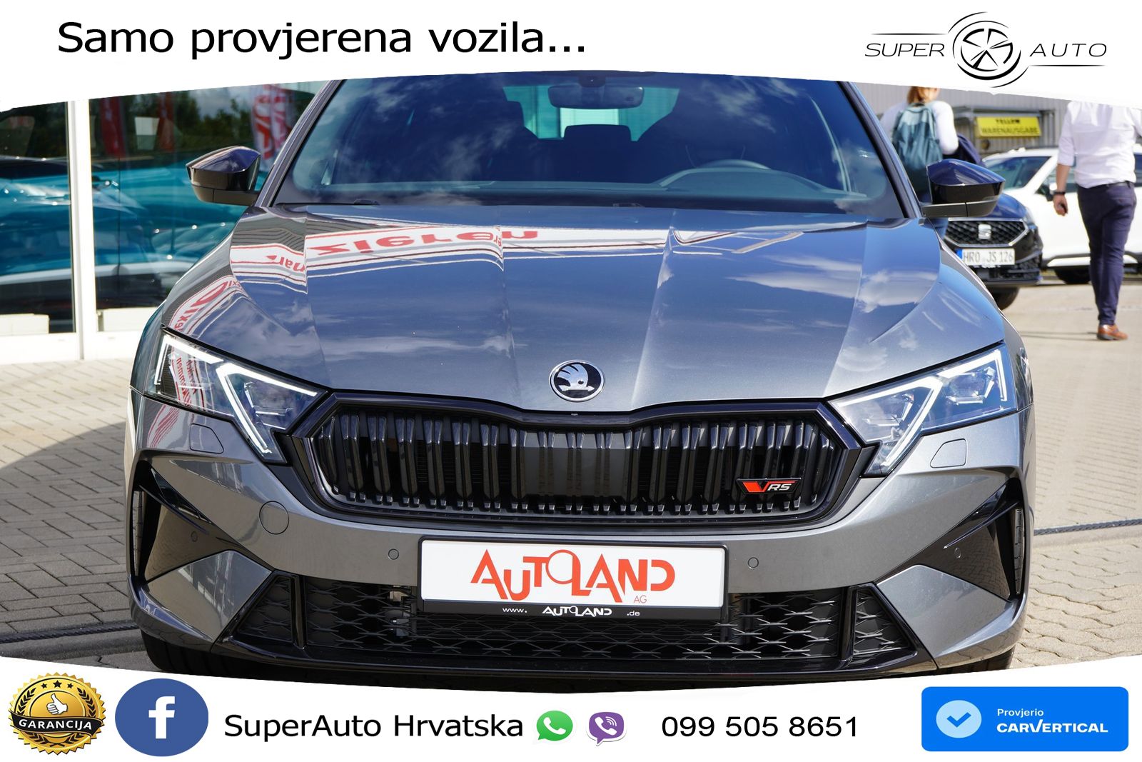 Škoda Octavia Combi RS 2.0 TSI (265 KS) DSG LED+GR SJED+ACC