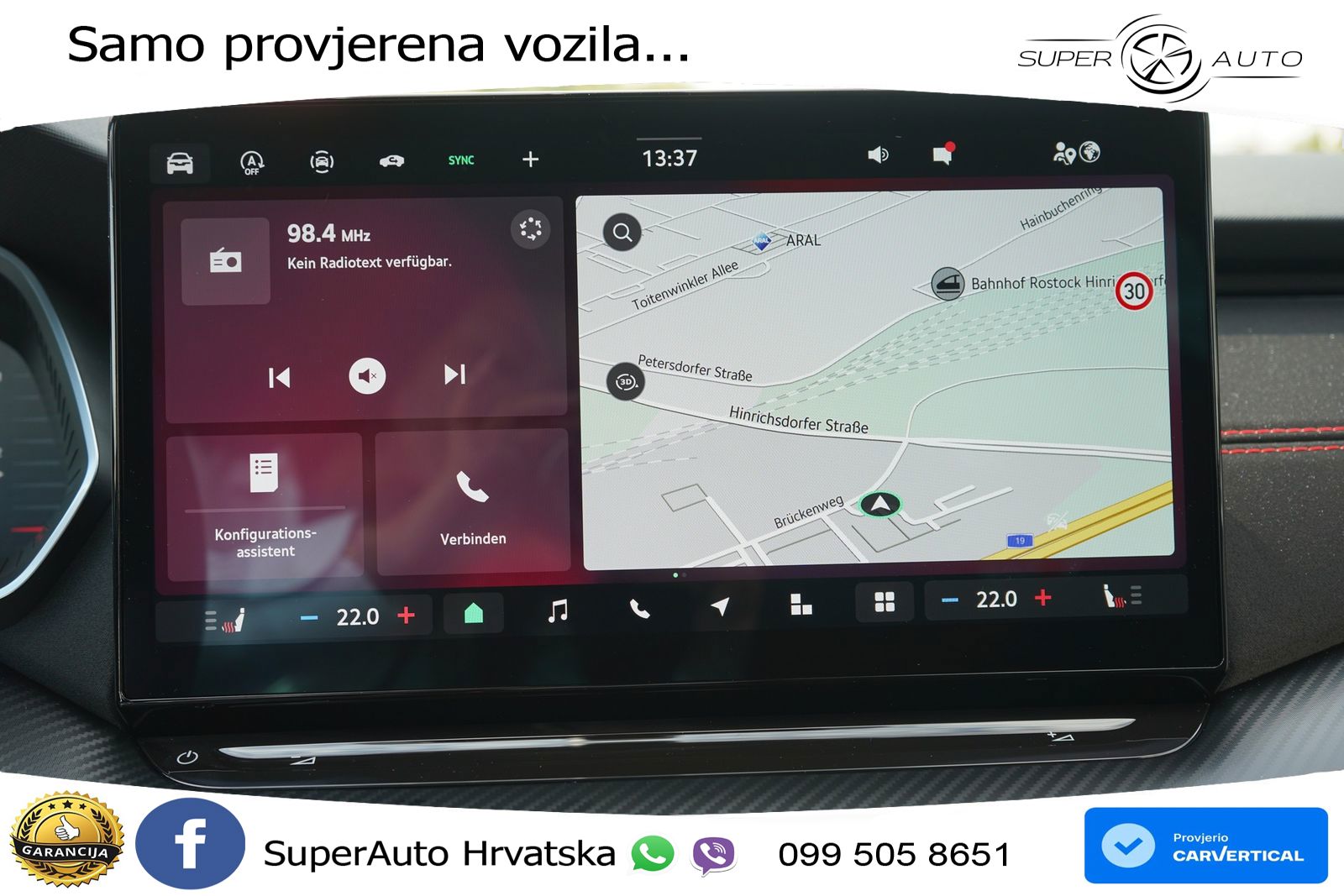 Škoda Octavia Combi RS 2.0 TSI (265 KS) DSG LED+GR SJED+ACC