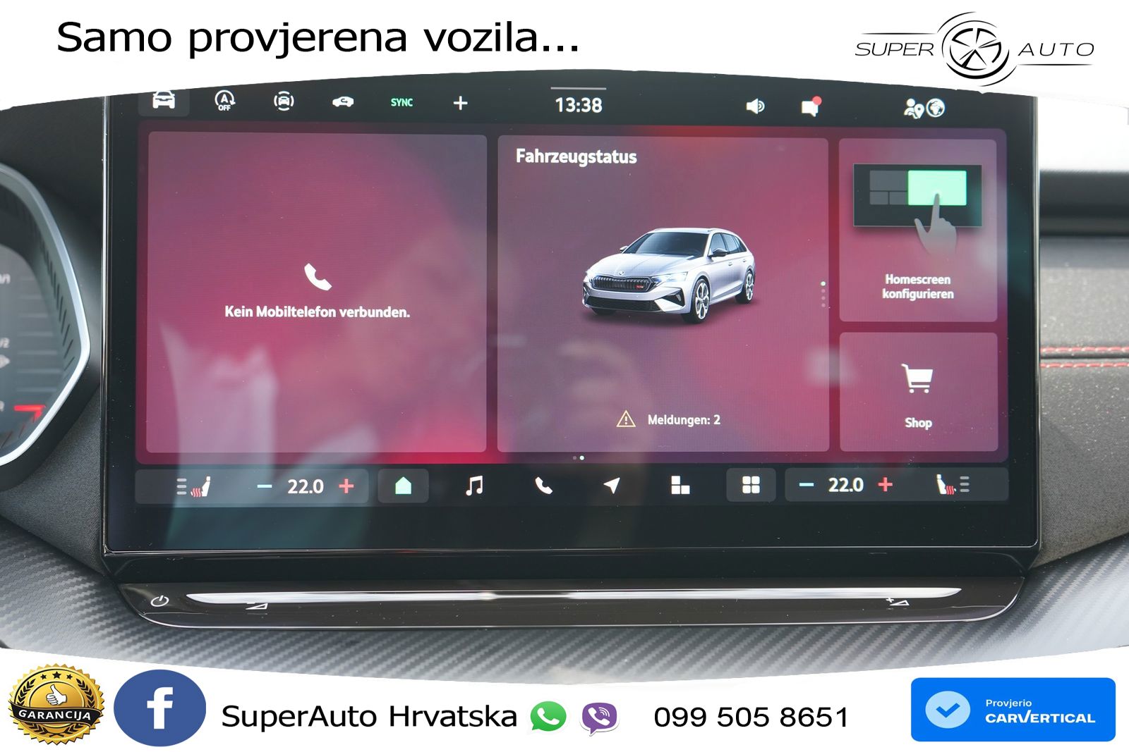 Škoda Octavia Combi RS 2.0 TSI (265 KS) DSG LED+GR SJED+ACC