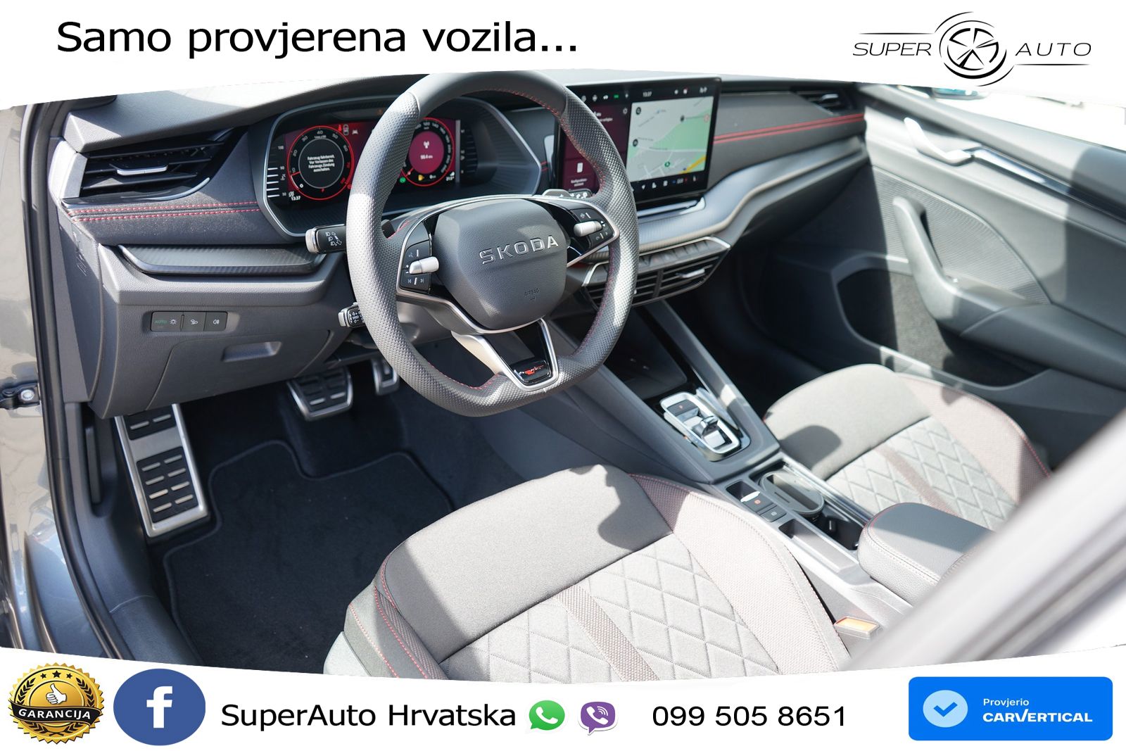 Škoda Octavia Combi RS 2.0 TSI (265 KS) DSG LED+GR SJED+ACC