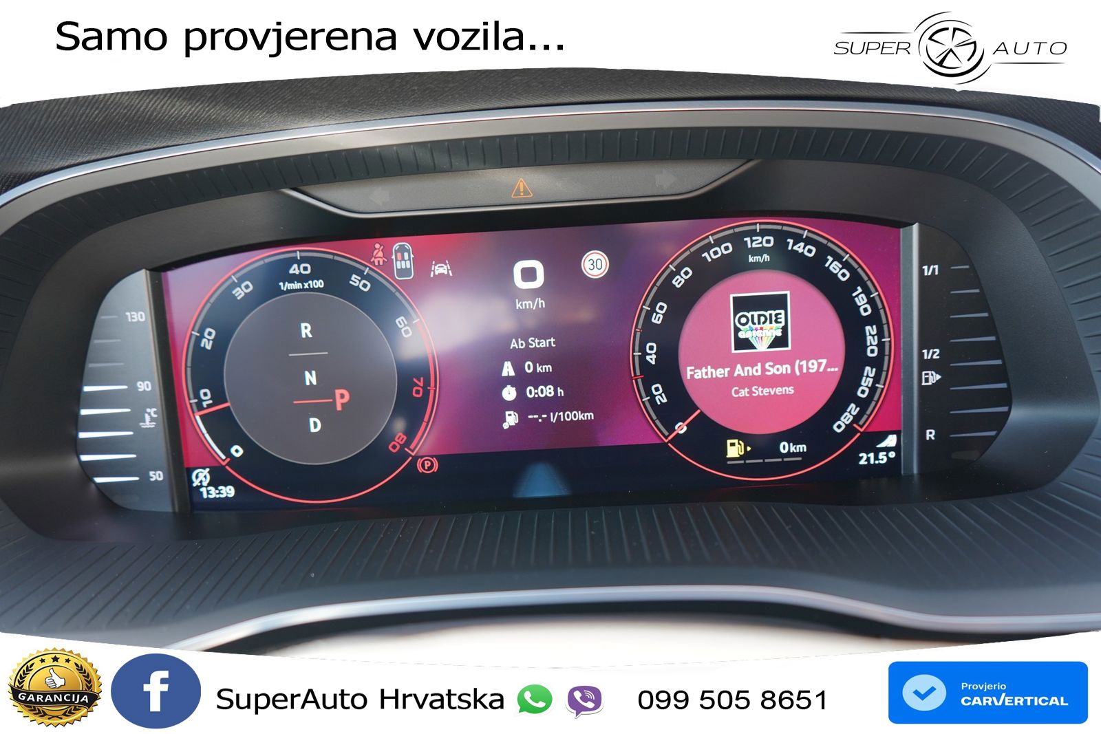 Škoda Octavia Combi RS 2.0 TSI (265 KS) DSG LED+GR SJED+ACC