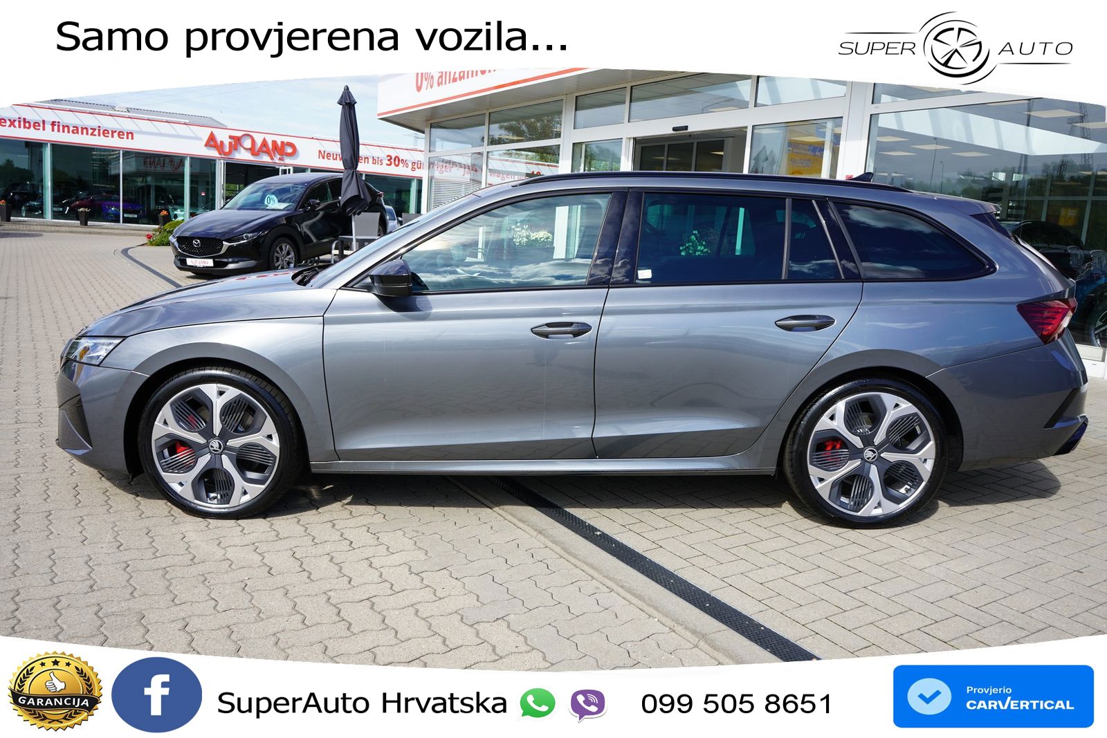 Škoda Octavia Combi RS 2.0 TSI (265 KS) DSG LED+GR SJED+ACC