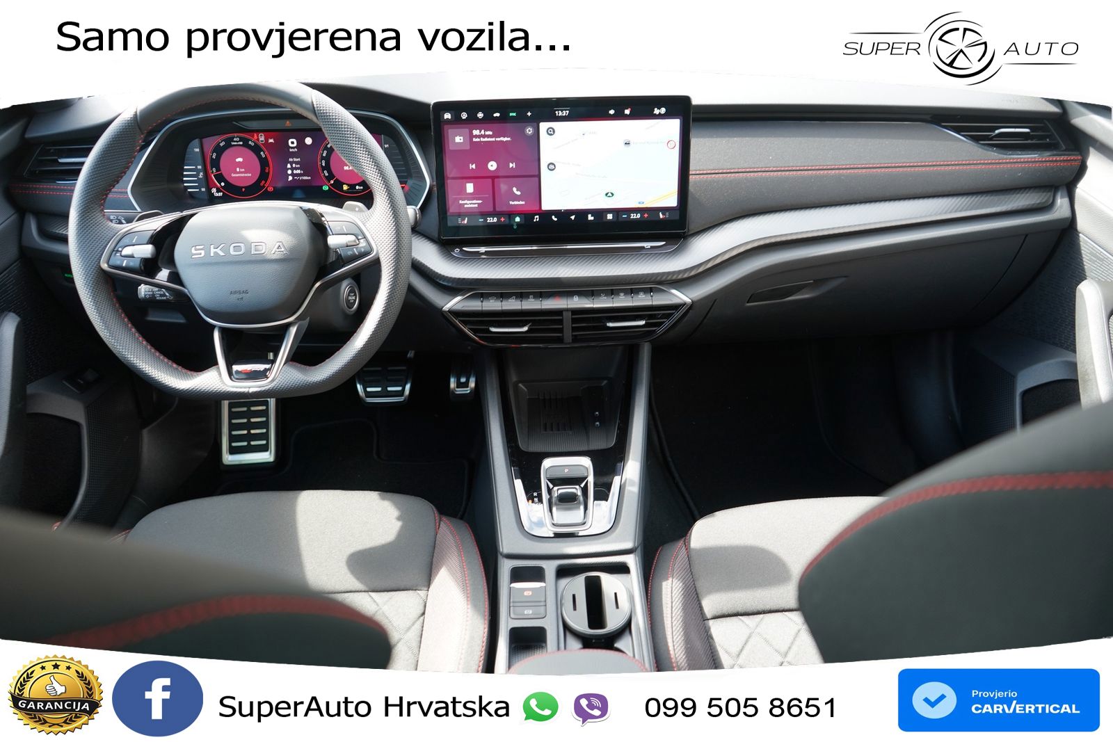 Škoda Octavia Combi RS 2.0 TSI (265 KS) DSG LED+GR SJED+ACC
