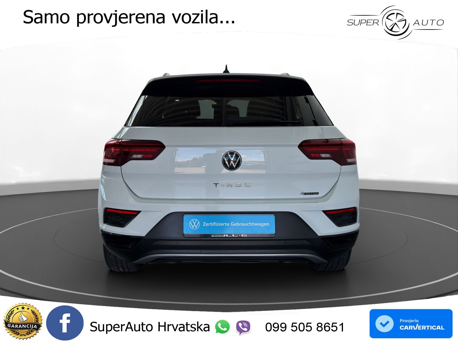 Volkswagen T-Roc I 2.0 TSI (190 KS) 4M DSG LED+GR SJED+ACC