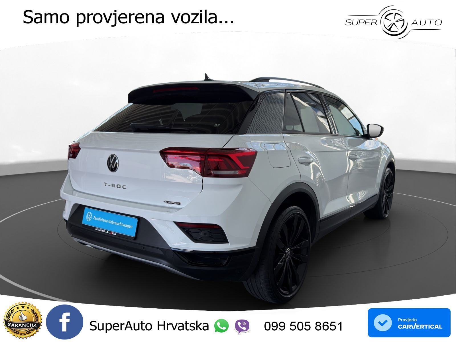 Volkswagen T-Roc I 2.0 TSI (190 KS) 4M DSG LED+GR SJED+ACC
