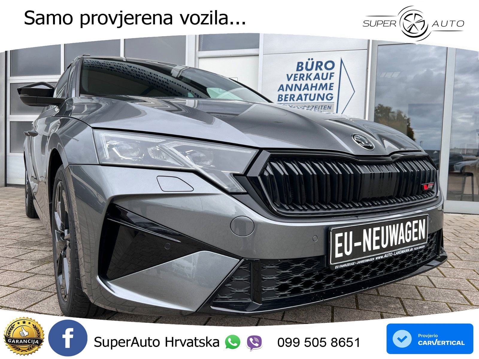 Škoda Octavia Combi RS 2.0 TSI (265 KS) DSG MATRIX+GR SJED+KAM