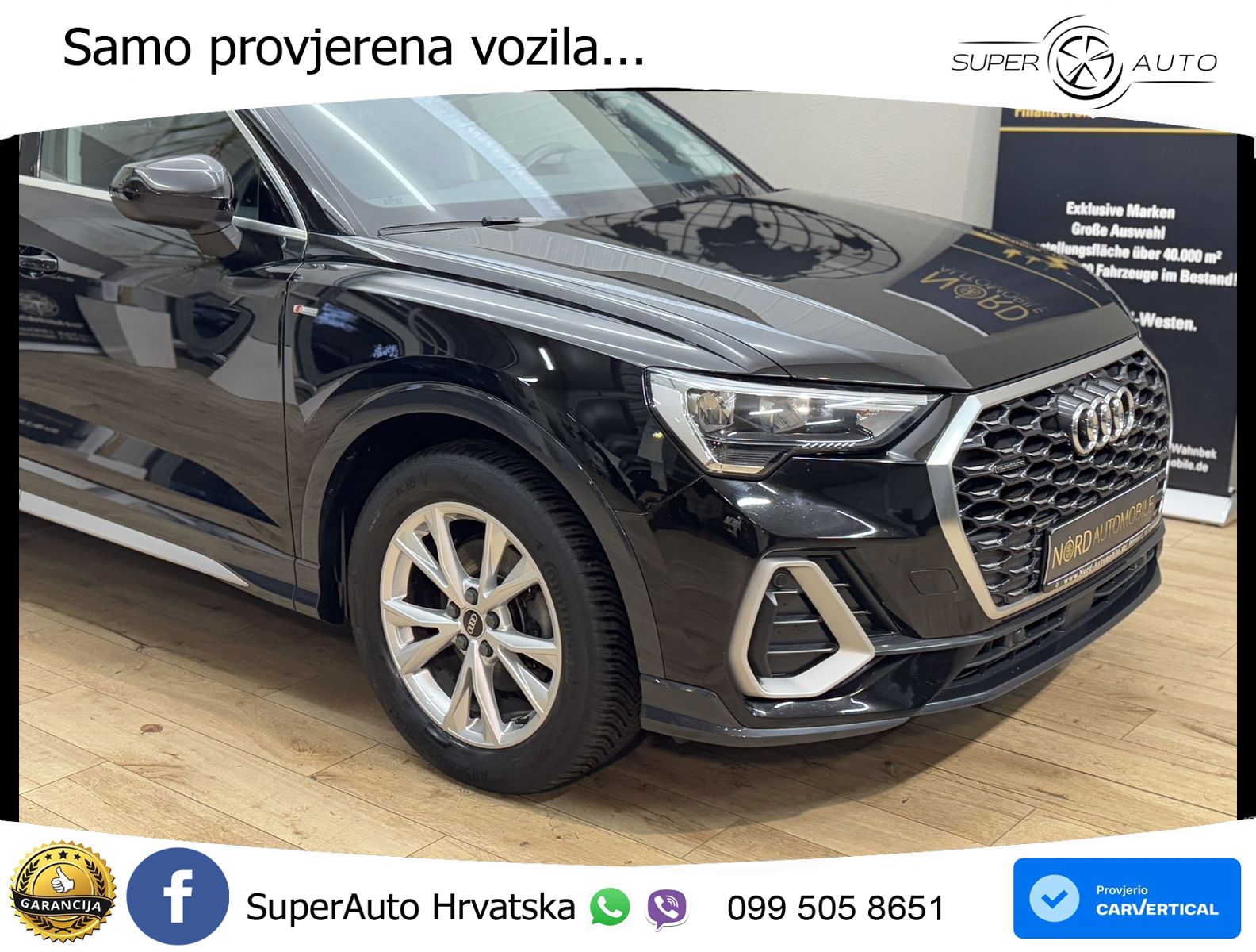 Audi Q3 Sportback 35 TDI (150 KS) quattro S tronic S line LED+GR SJED+ACC