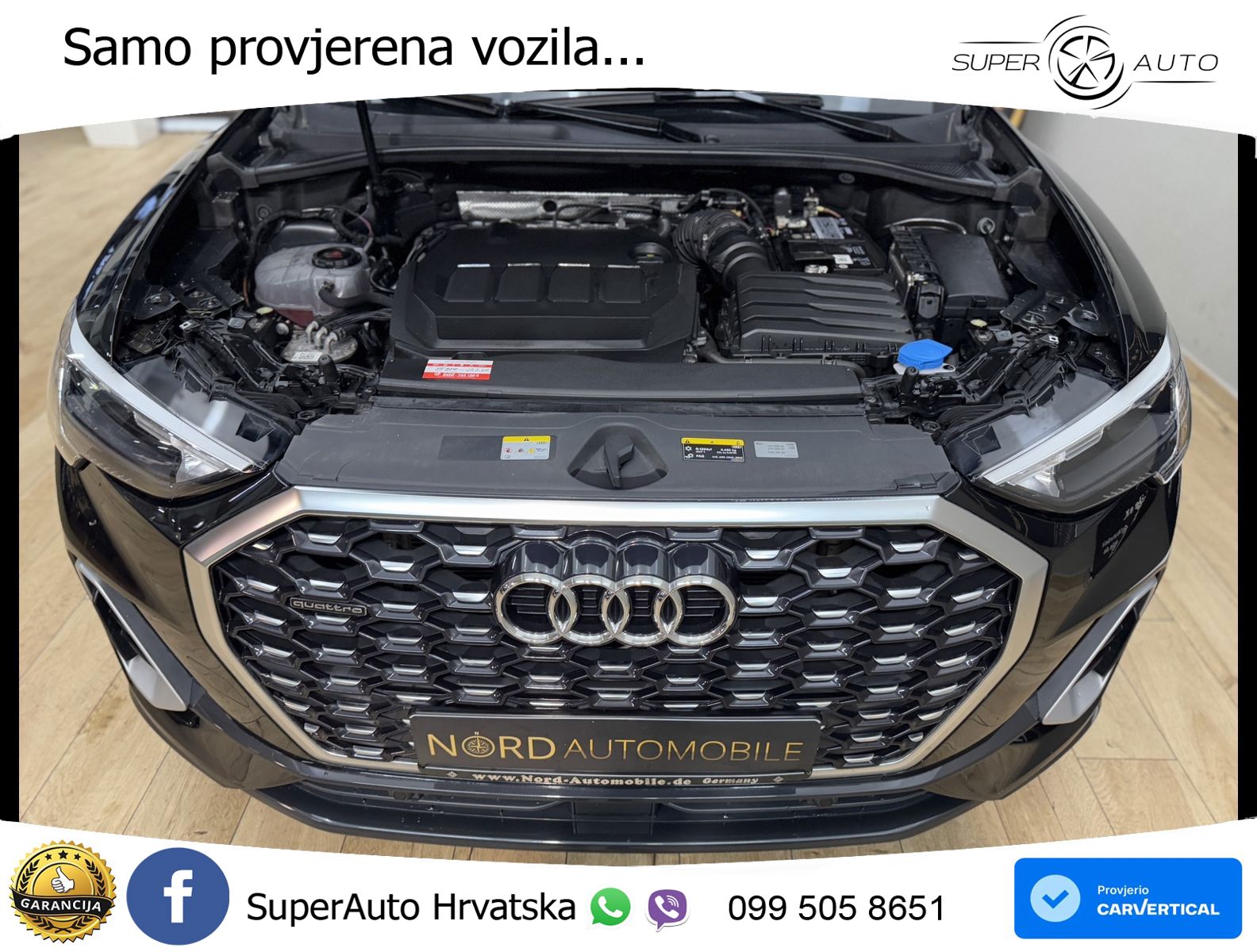 Audi Q3 Sportback 35 TDI (150 KS) quattro S tronic S line LED+GR SJED+ACC