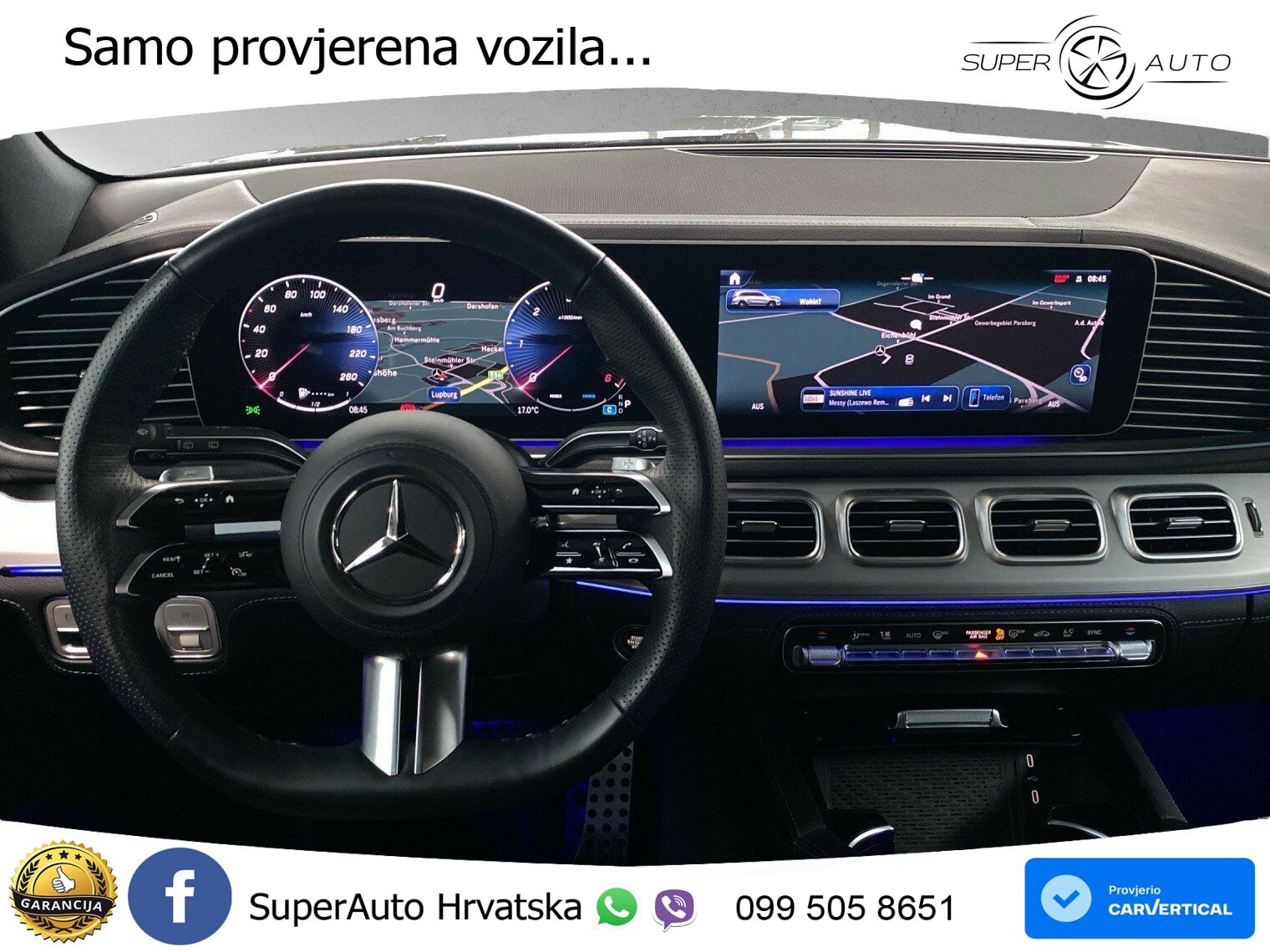 Mercedes-Benz GLS GLS 450d EQ Boost 4MATIC 9G-TRONIC AMG ZRAČNI+ACC+GR SJED+KAM+PANO