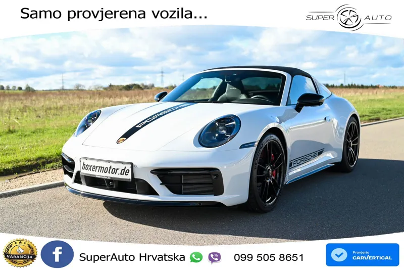 Porsche 911 Targa 4 GTS 3.0 (480 KS) PDK LED+GR SJED+ACC