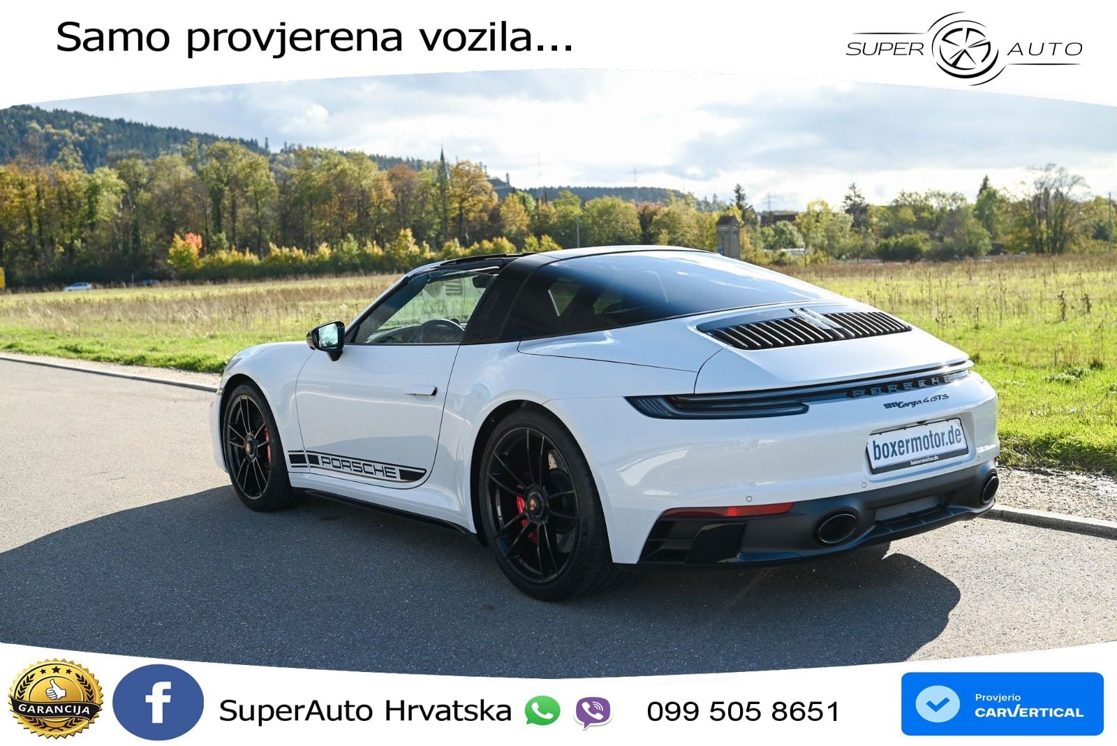 Porsche 911 Targa 4 GTS 3.0 (480 KS) PDK LED+GR SJED+ACC