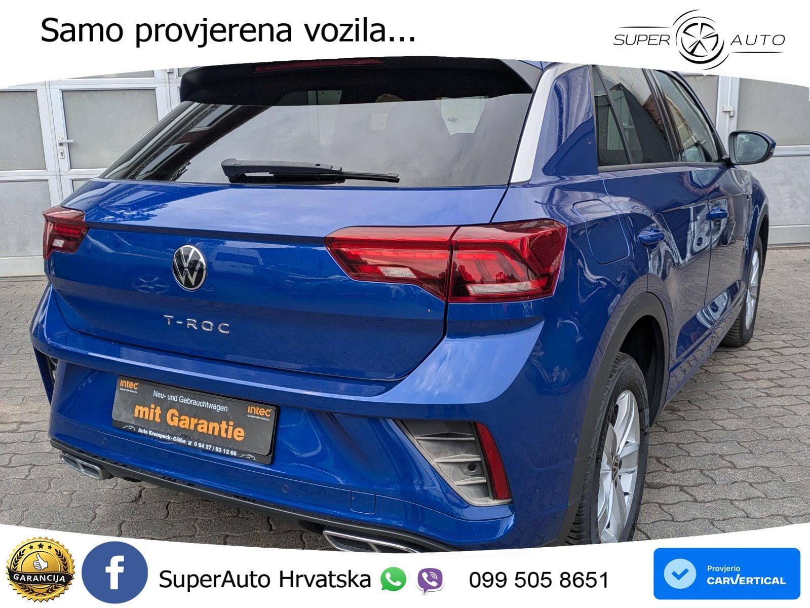 Volkswagen T-Roc 2.0 TDI (150 KS) DSG R-Line LED+GR SJED+ACC