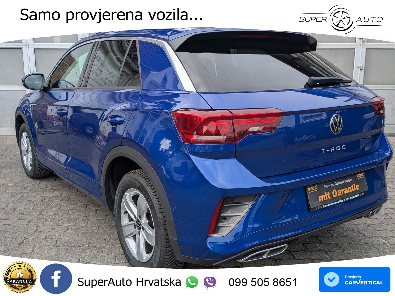 Volkswagen T-Roc 2.0 TDI (150 KS) DSG R-Line LED+GR SJED+ACC