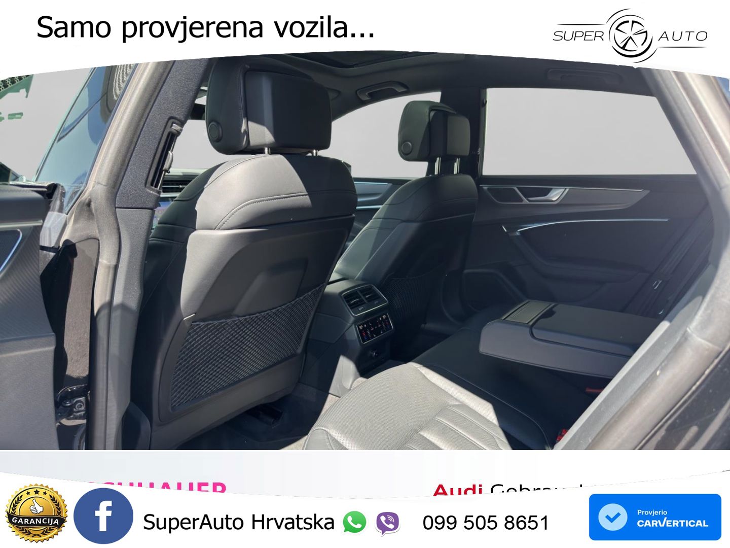 Audi RS7 4.0 TFSI V8 (600 KS) quattro tiptronic ZRAČNI+ACC+GR SJED+KAM+PANO