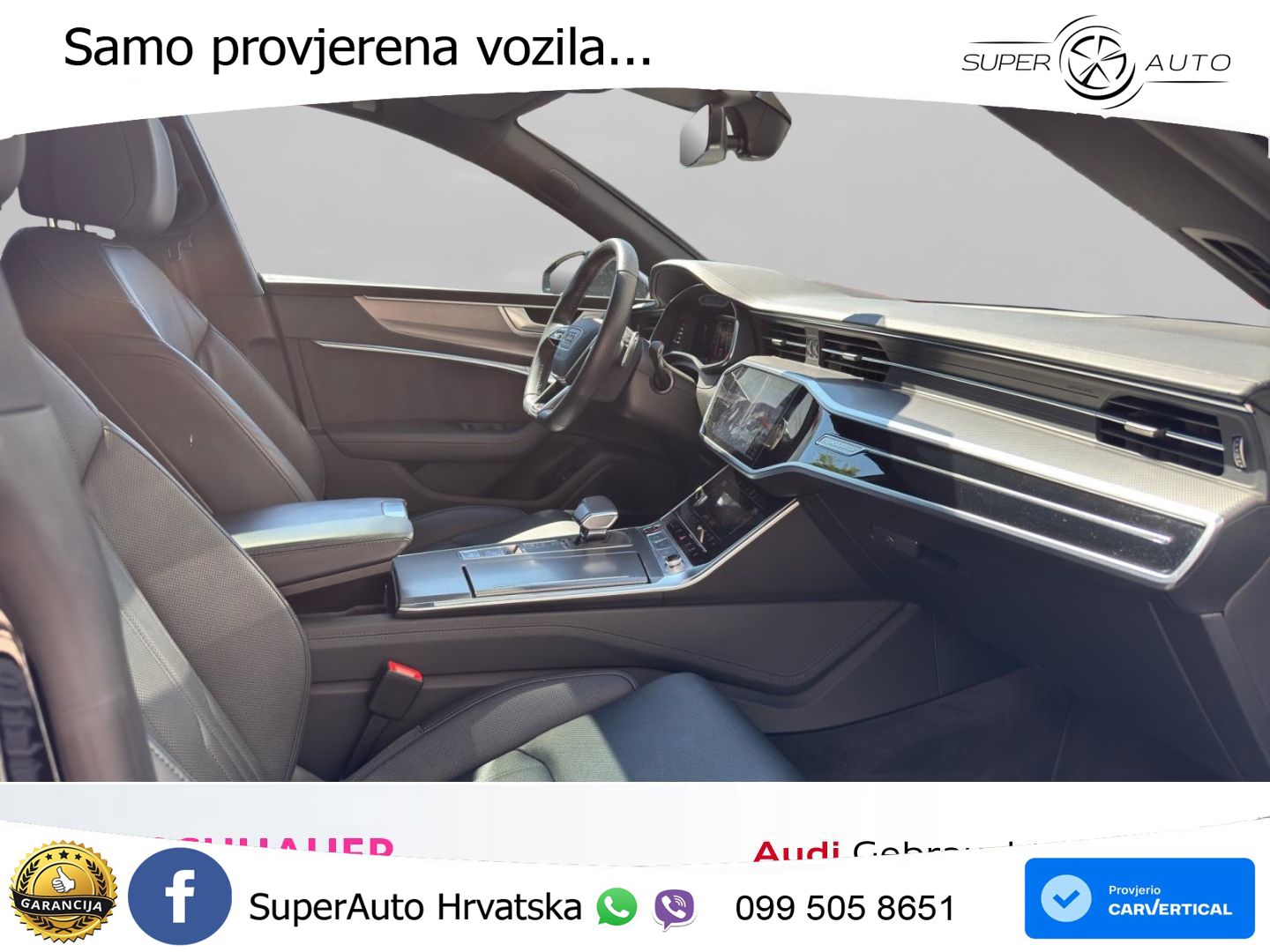 Audi RS7 4.0 TFSI V8 (600 KS) quattro tiptronic ZRAČNI+ACC+GR SJED+KAM+PANO
