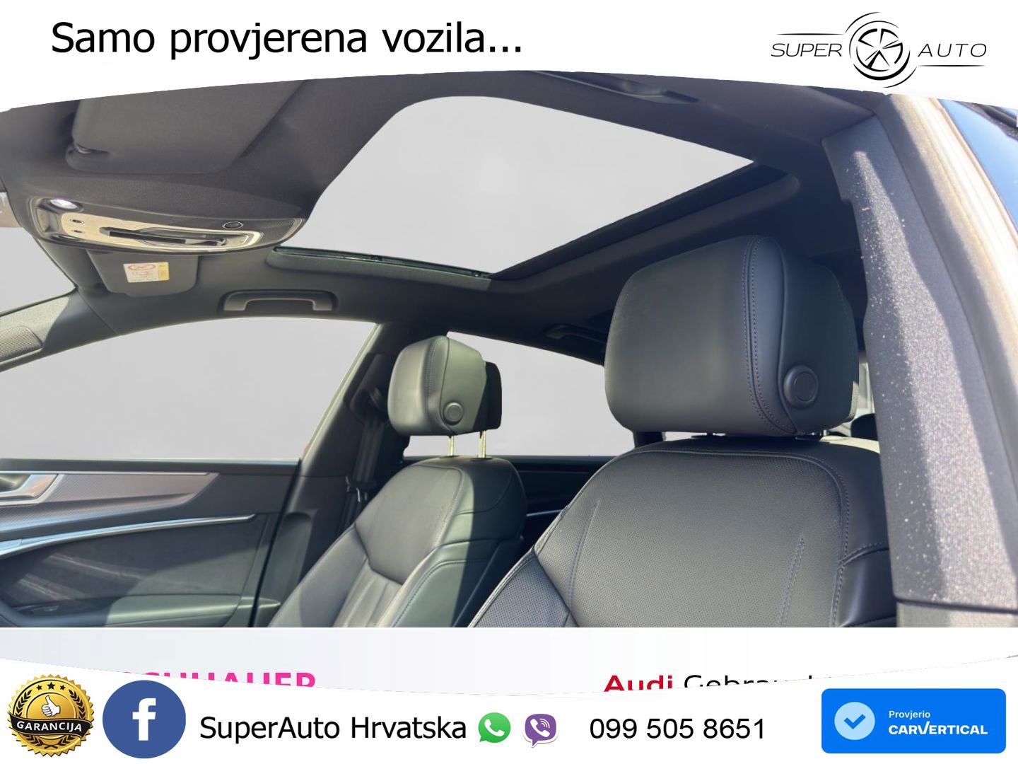 Audi RS7 4.0 TFSI V8 (600 KS) quattro tiptronic ZRAČNI+ACC+GR SJED+KAM+PANO