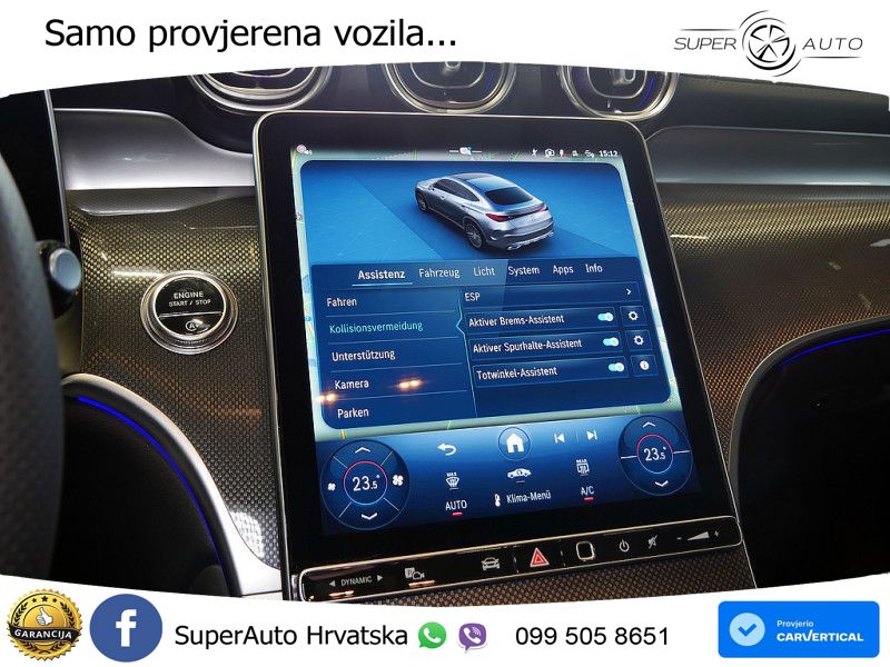 Mercedes GLC Coupe 200d (163 KS) 4MATIC 9G-TRONIC AMG LED+GR SJED+ACC