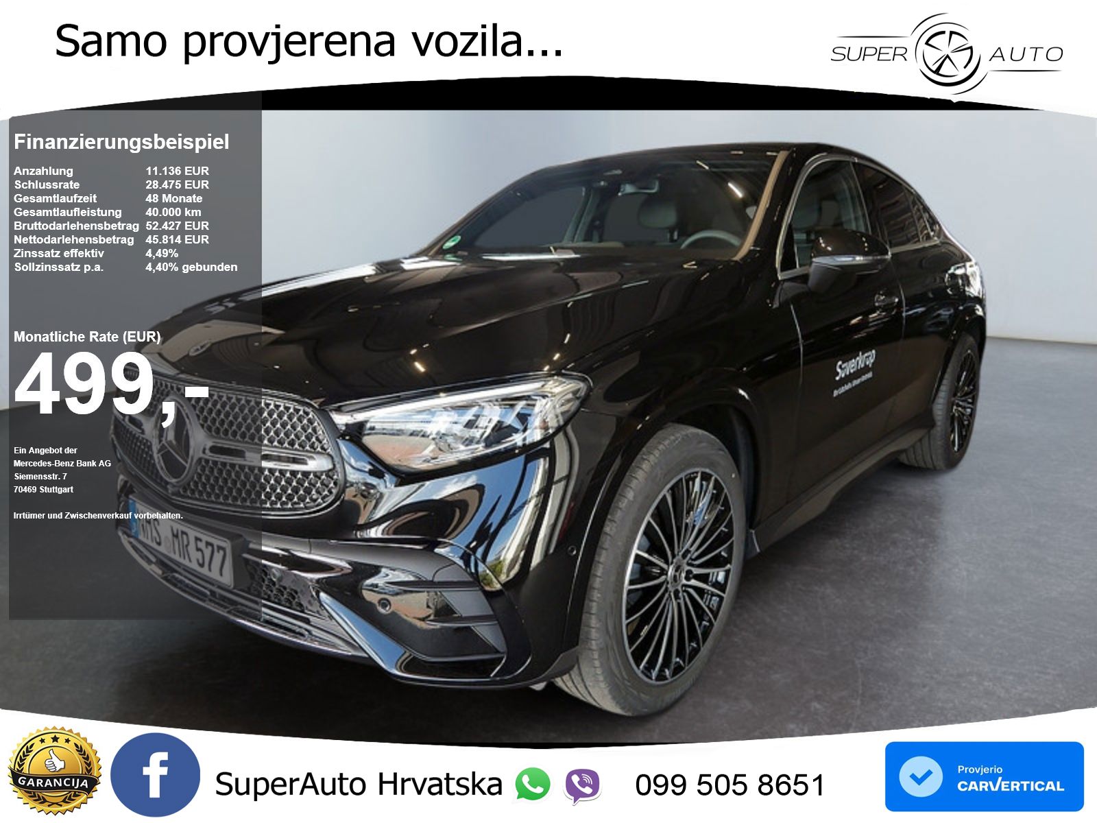 Mercedes GLC Coupe 200d (163 KS) 4MATIC 9G-TRONIC AMG LED+GR SJED+ACC