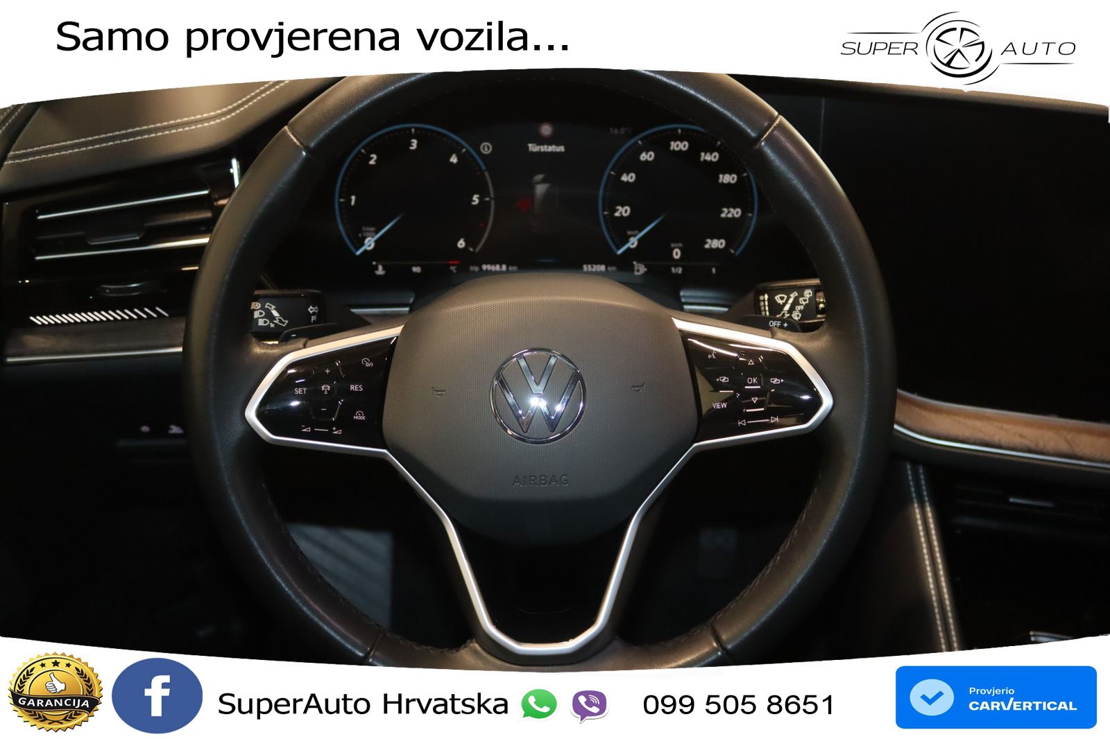 Volkswagen Touareg 3.0 V6 TDI (231 KS) 4MOTION Tiptronic ZRAČNI+ACC+GR SJED+KAM