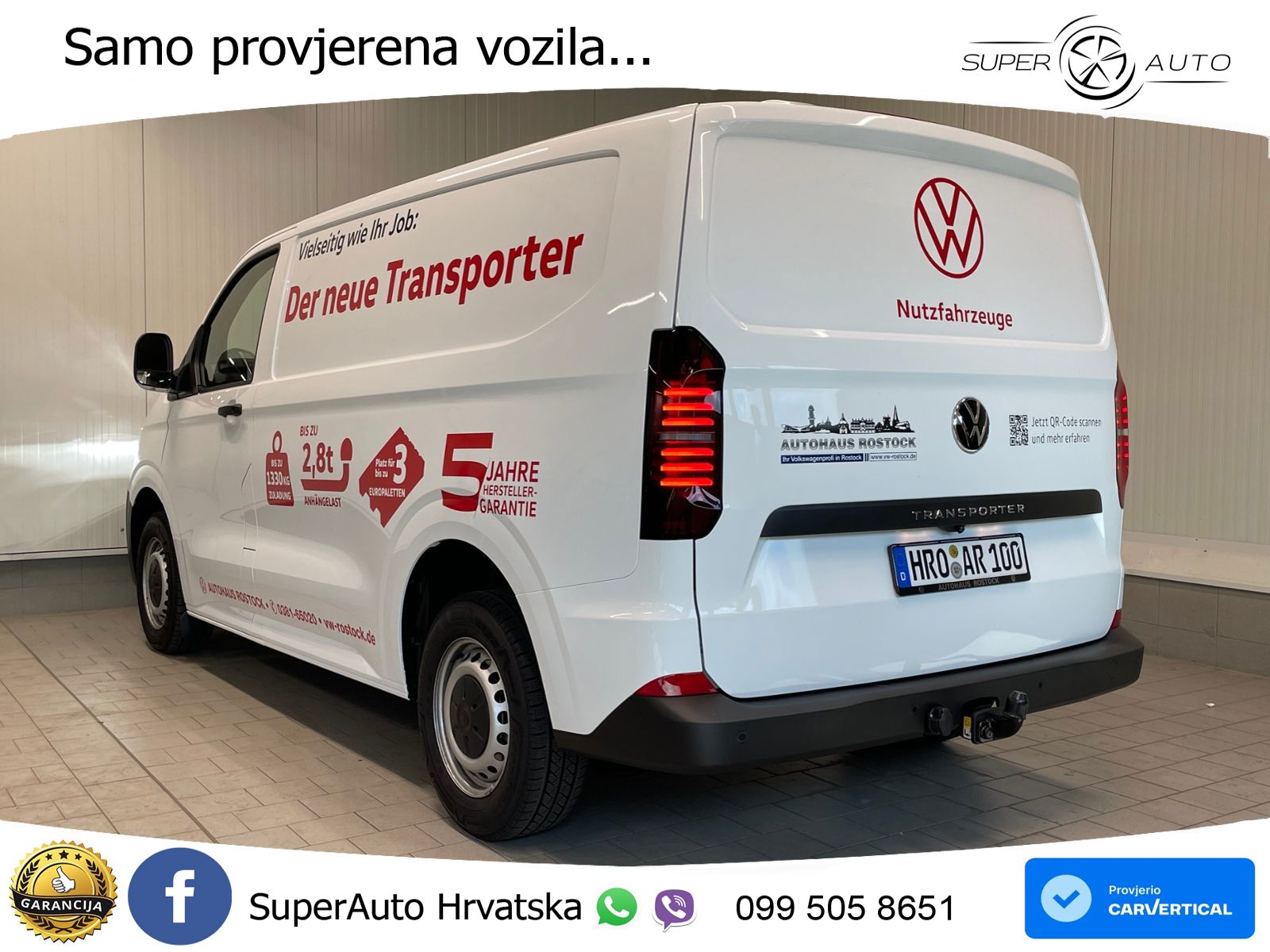 Volkswagen T7 Transporter Kasten 2.0 TDI AHK TEMPOMAT LED 110 KS