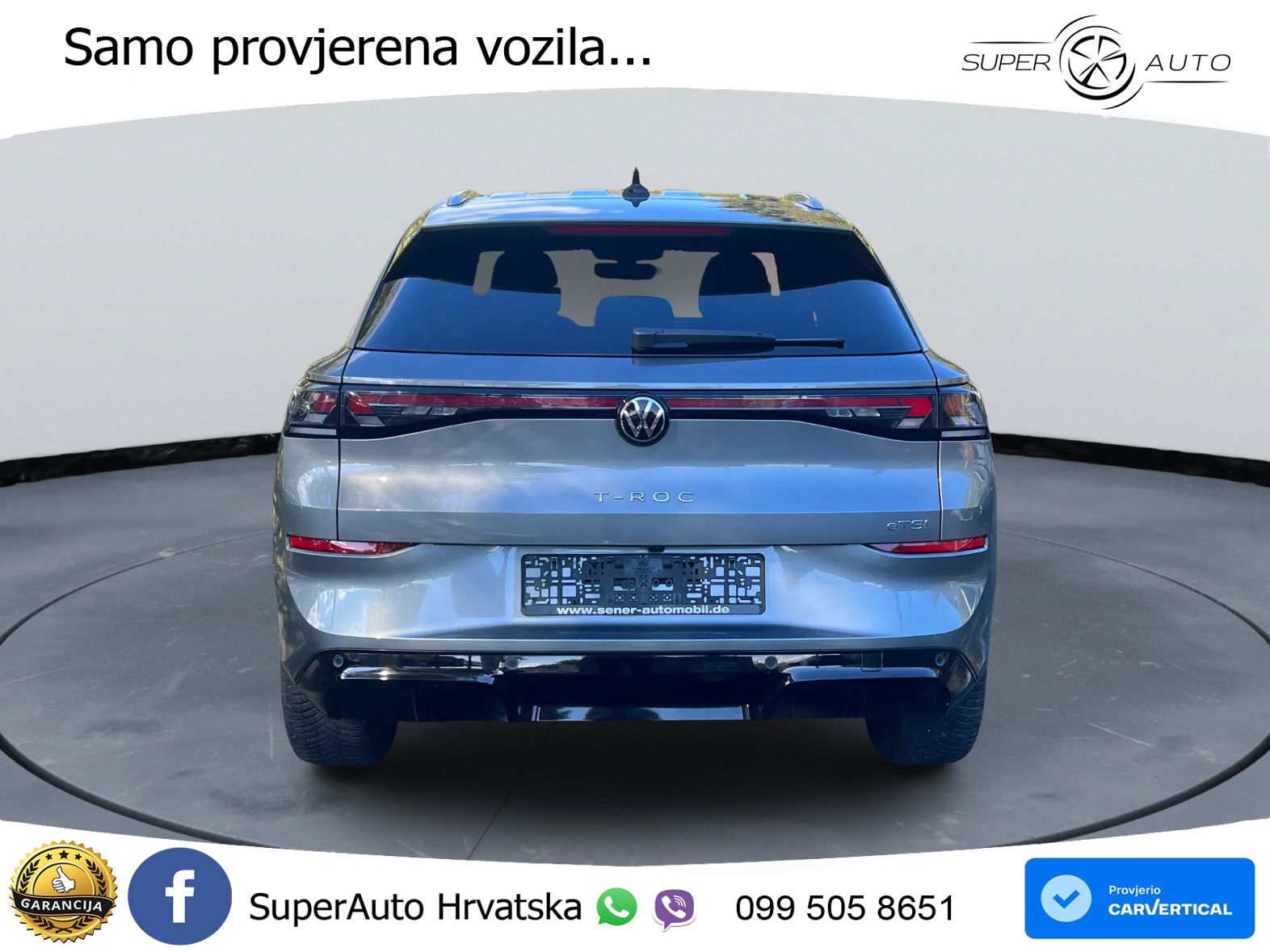Volkswagen T-Roc 1.5 eTSI (150 KS)  DSG R-Line LED+GR SJED+ACC
