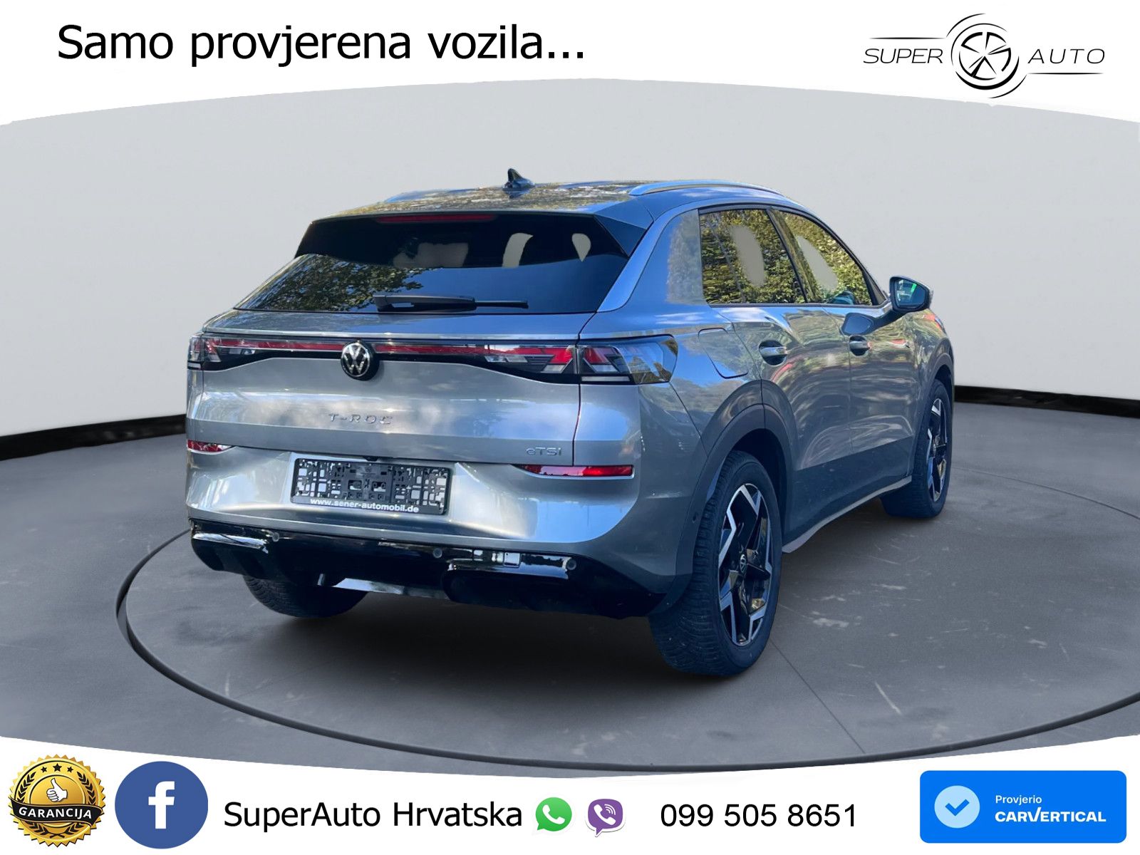 Volkswagen T-Roc 1.5 eTSI (150 KS)  DSG R-Line LED+GR SJED+ACC