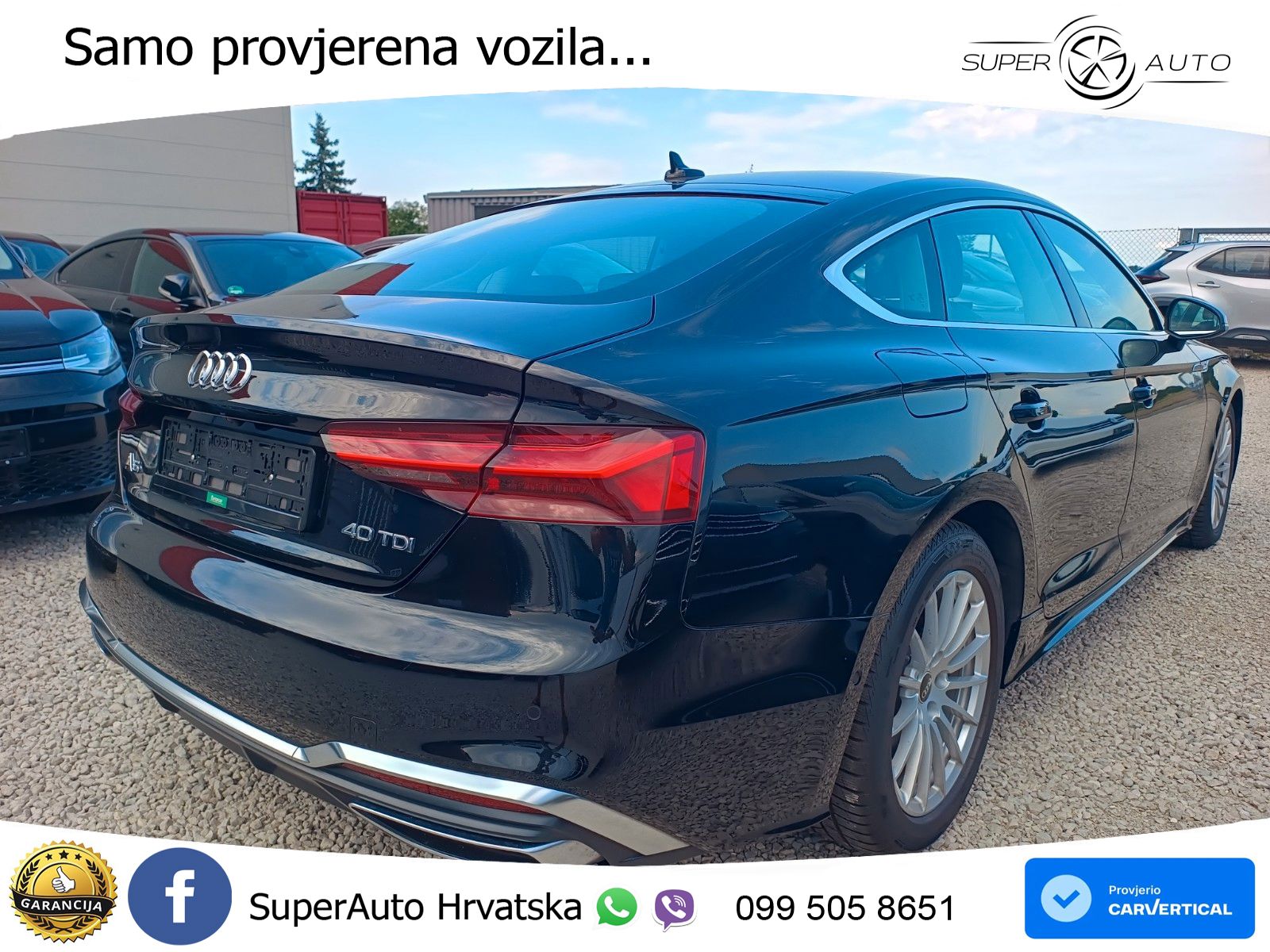 Audi A5 Sportback 40 TDI (204 KS) S tronic S line