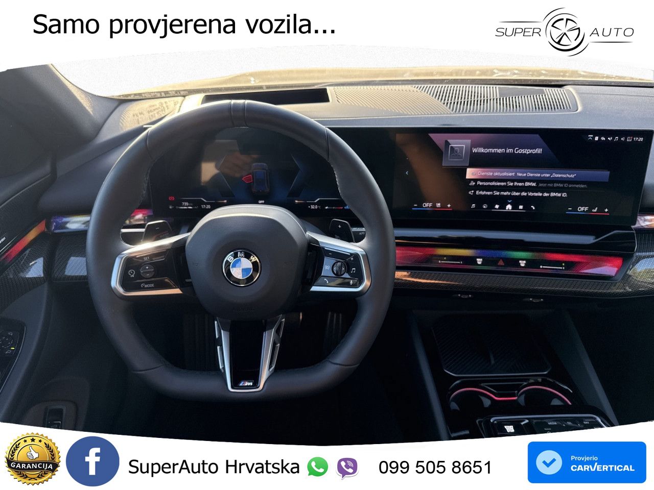 BMW 520d Touring (197 KS) Steptronic M Sport LED+GR SJED+ACC