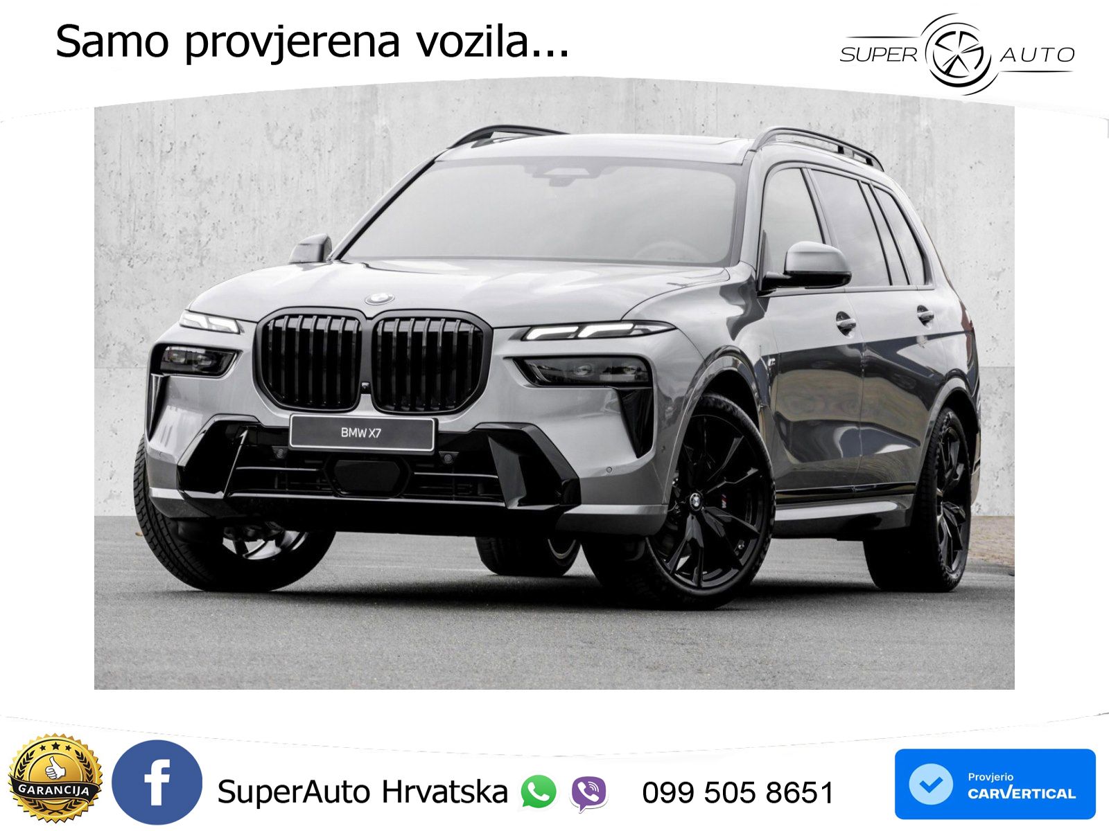 BMW X7 40d (352 KS) xDrive Steptronic M Sport ZRAČNI+ACC+GR SJED+KAM+PANO