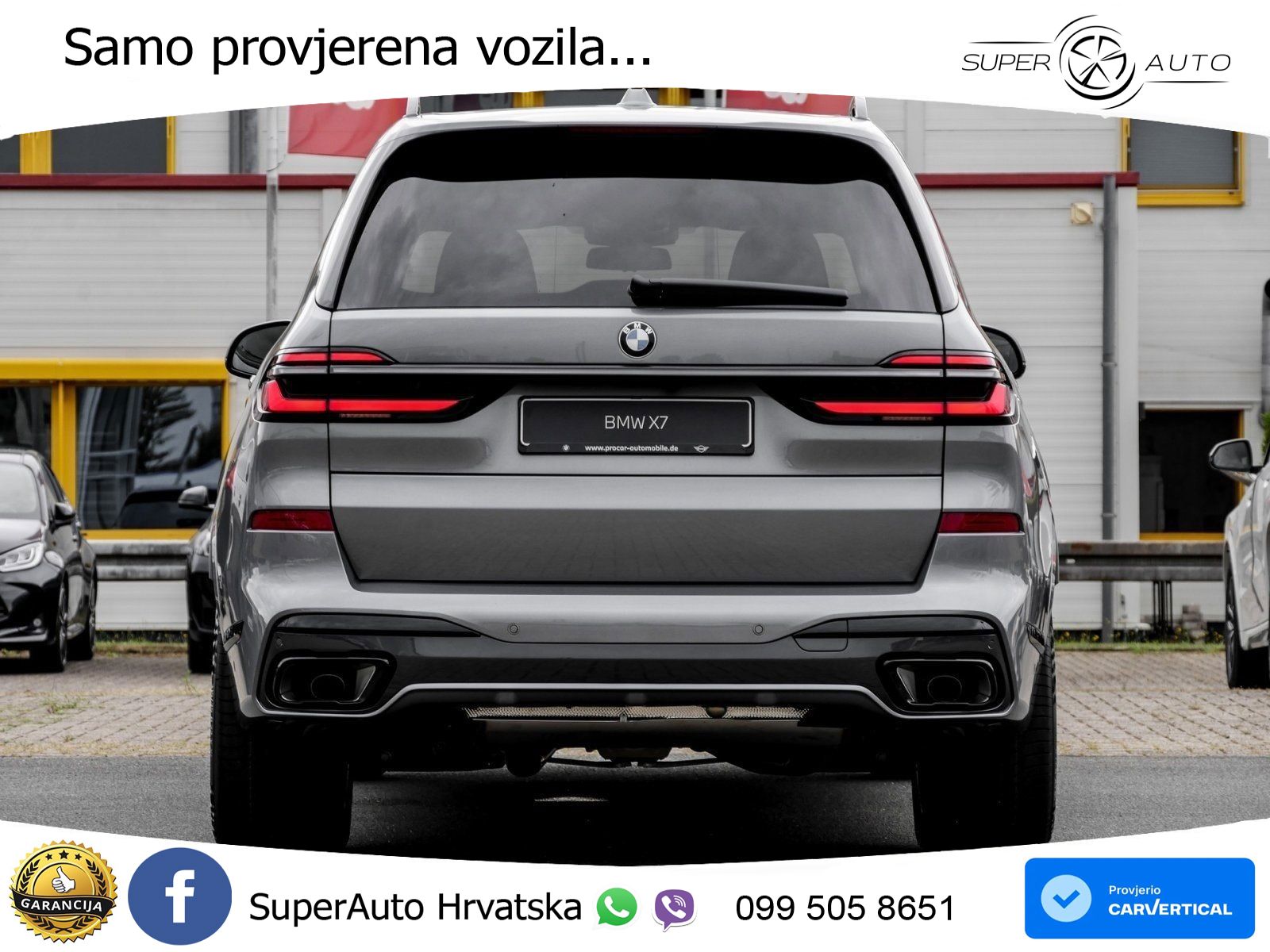 BMW X7 40d (352 KS) xDrive Steptronic M Sport ZRAČNI+ACC+GR SJED+KAM+PANO