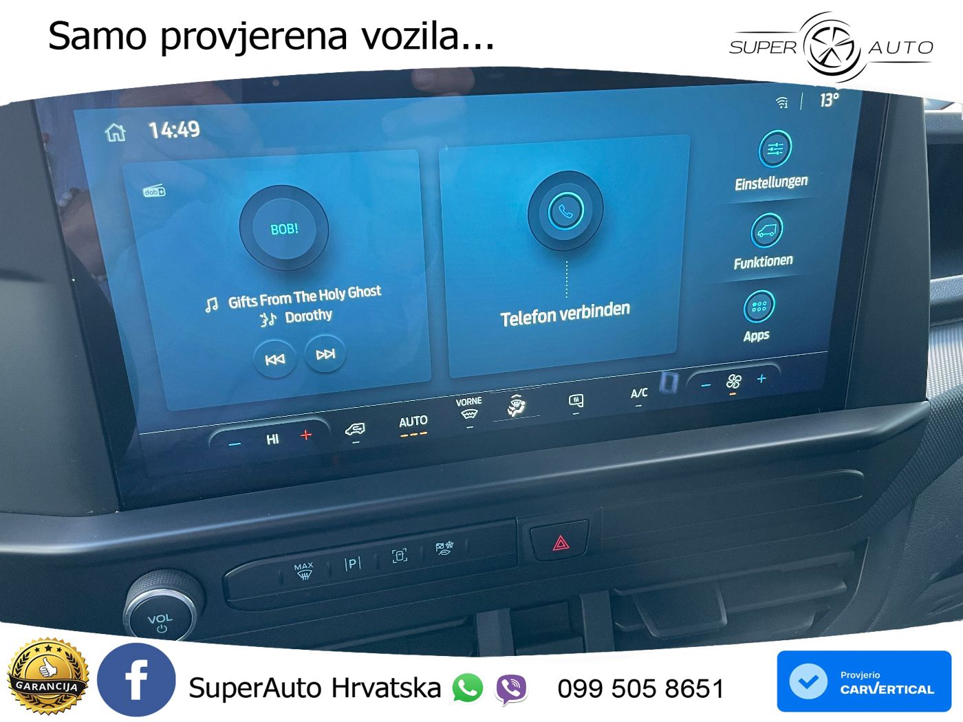 Ford Transit Custom Kasten 320 L2 Trend Navi App Klim 136 KS