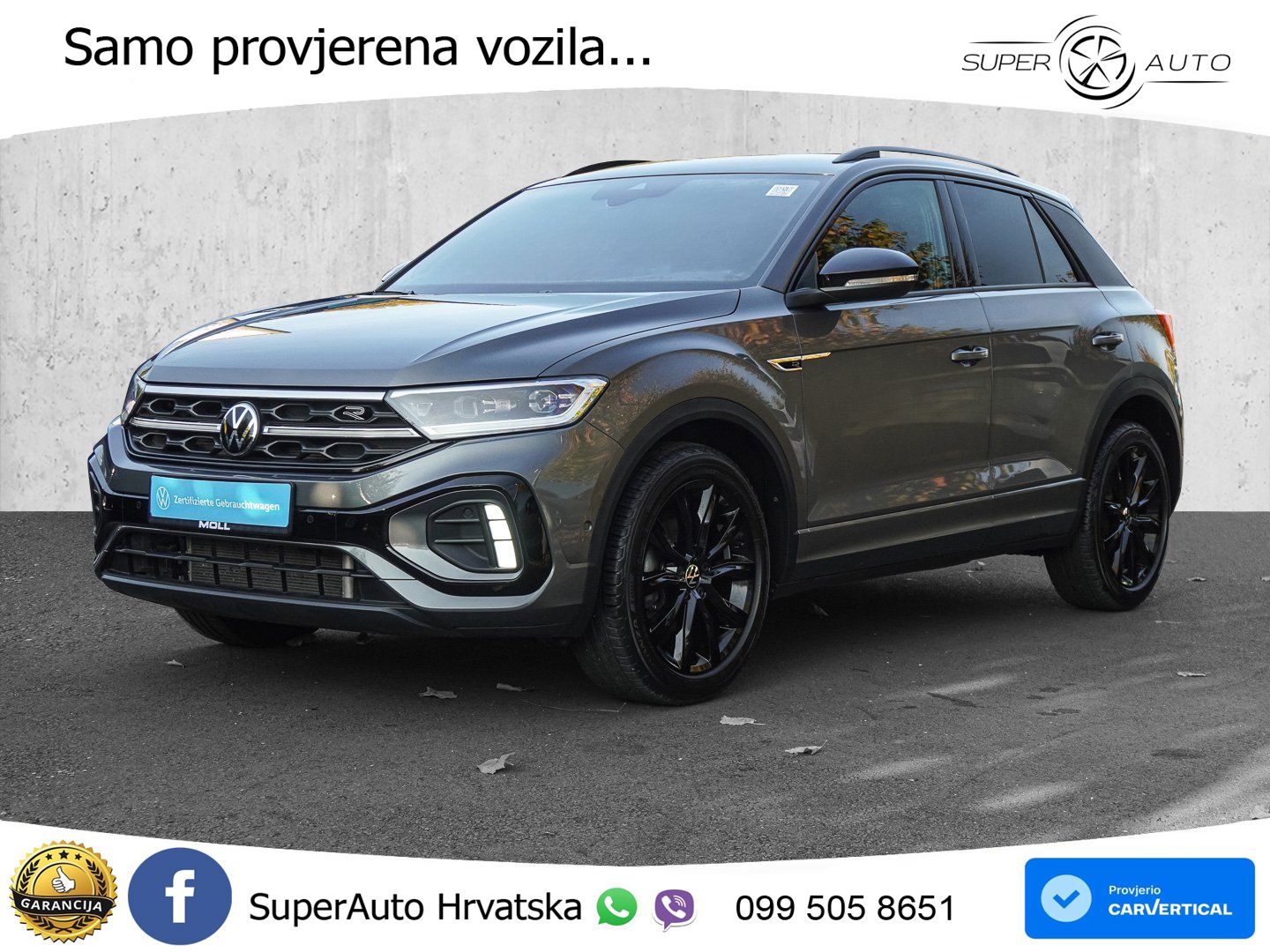 Volkswagen T-Roc 1.5 TSI (150 KS) DSG R-Line LED+GR SJED+ACC