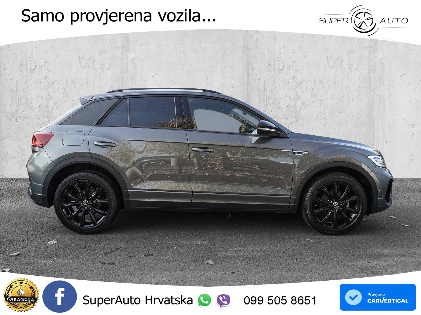 Volkswagen T-Roc 1.5 TSI (150 KS) DSG R-Line LED+GR SJED+ACC