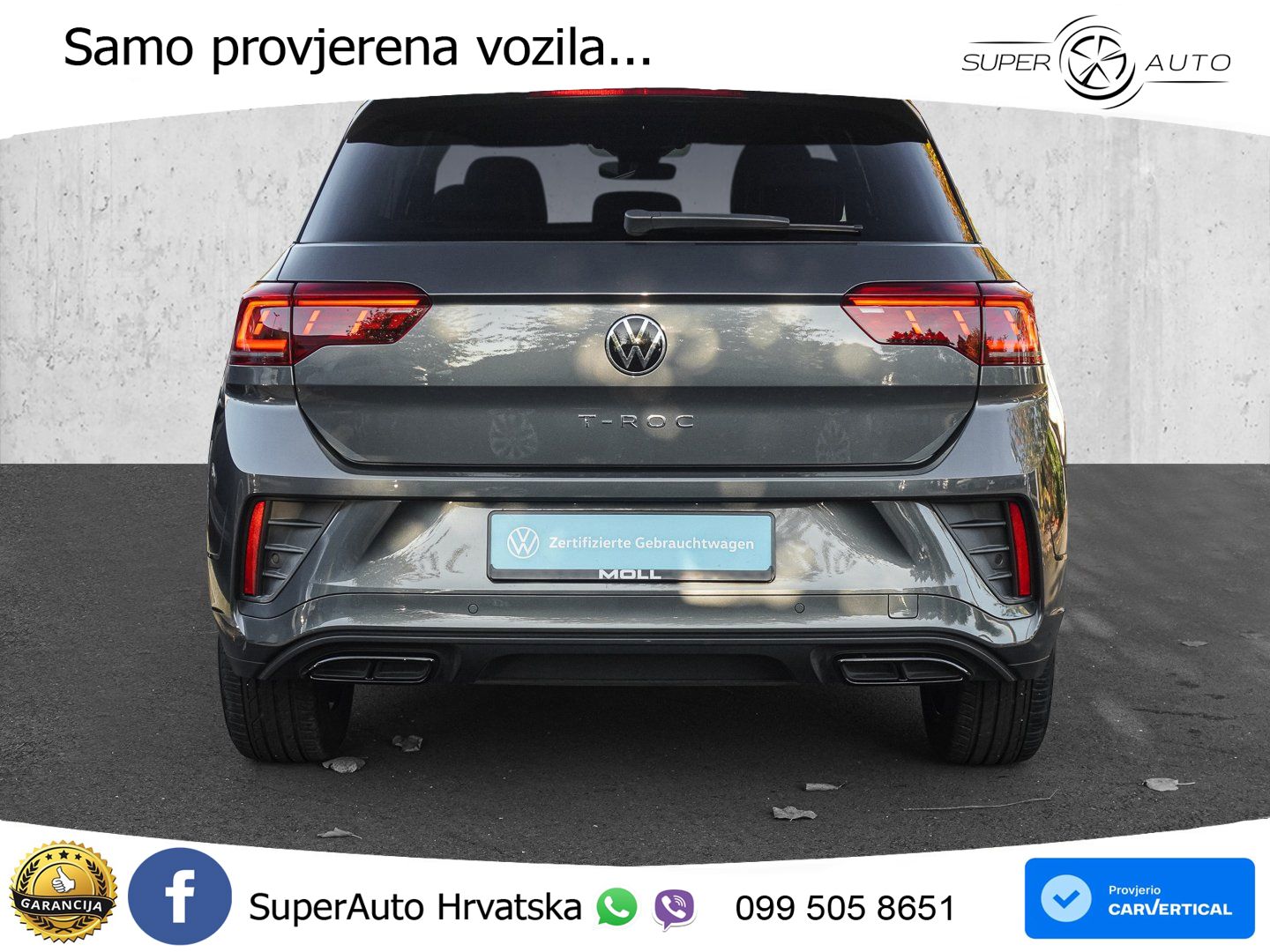 Volkswagen T-Roc 1.5 TSI (150 KS) DSG R-Line LED+GR SJED+ACC