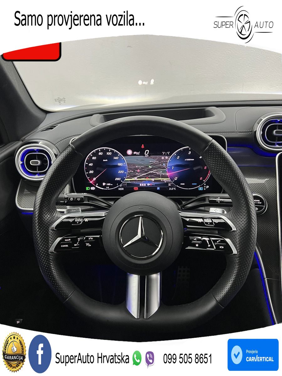 Mercedes GLC 450d (367 KS) 4MATIC 9G-TRONIC AMG ZRAČNI+ACC+4xGR SJED+KAM