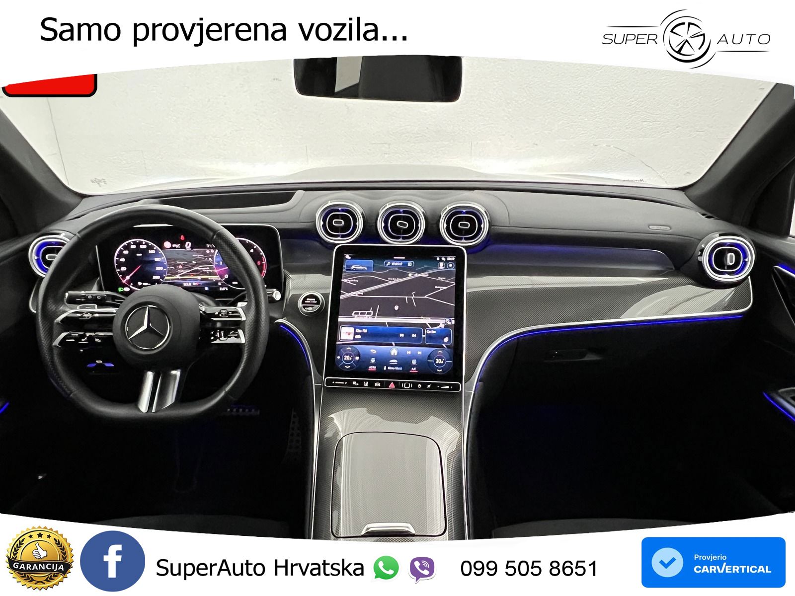 Mercedes GLC 450d (367 KS) 4MATIC 9G-TRONIC AMG ZRAČNI+ACC+4xGR SJED+KAM