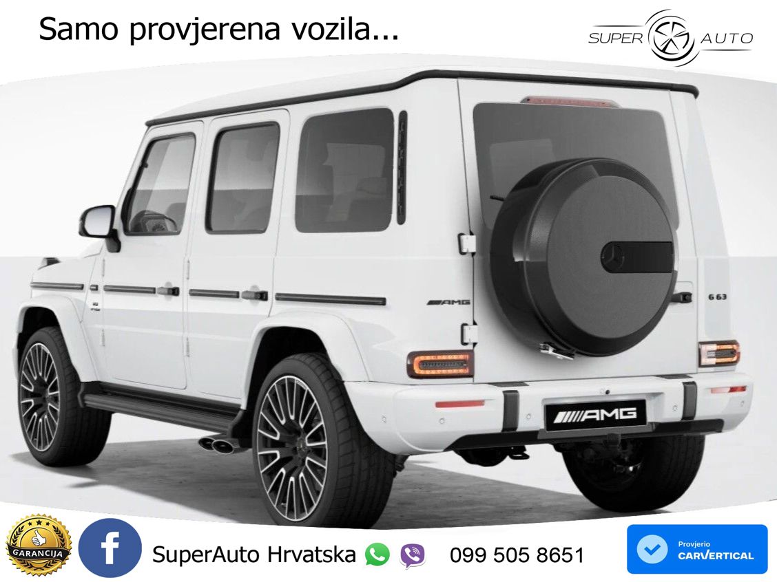 Mercedes AMG G 63 Long V8 (585 KS) 4MATIC 9G-TRONIC AMG SPEEDSHIFT TCT LED+GR SJED+ACC