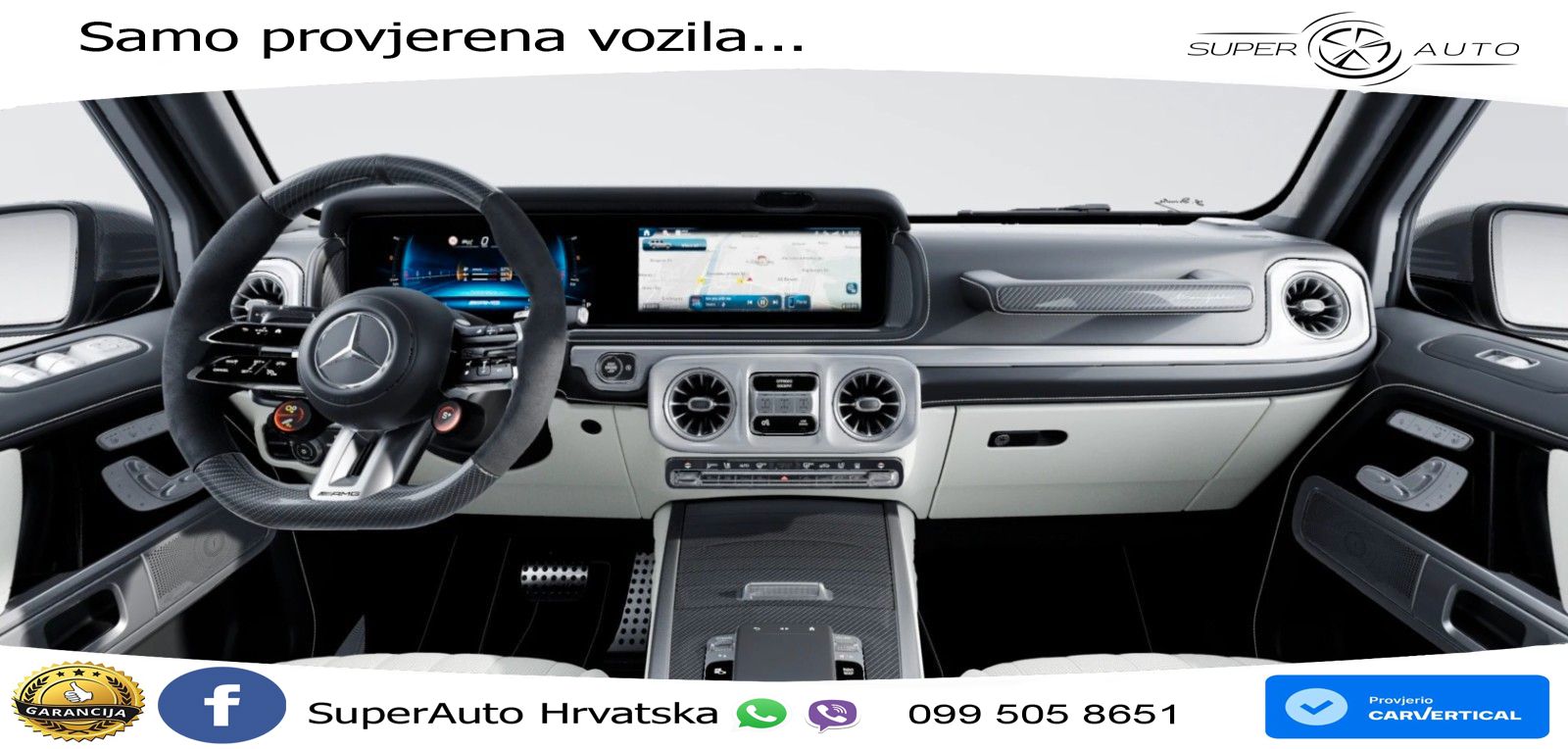 Mercedes AMG G 63 Long V8 (585 KS) 4MATIC 9G-TRONIC AMG SPEEDSHIFT TCT LED+GR SJED+ACC