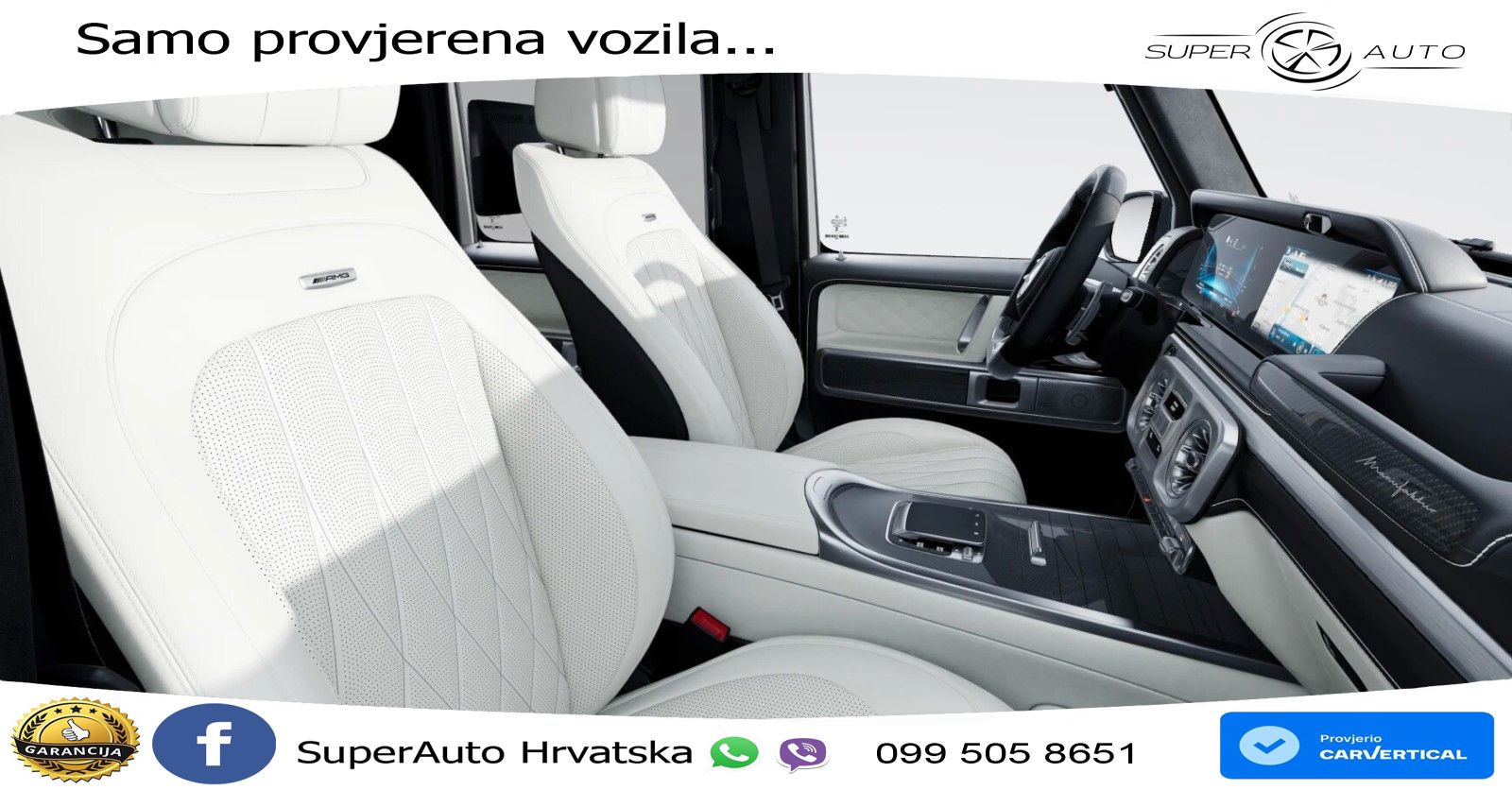 Mercedes AMG G 63 Long V8 (585 KS) 4MATIC 9G-TRONIC AMG SPEEDSHIFT TCT LED+GR SJED+ACC