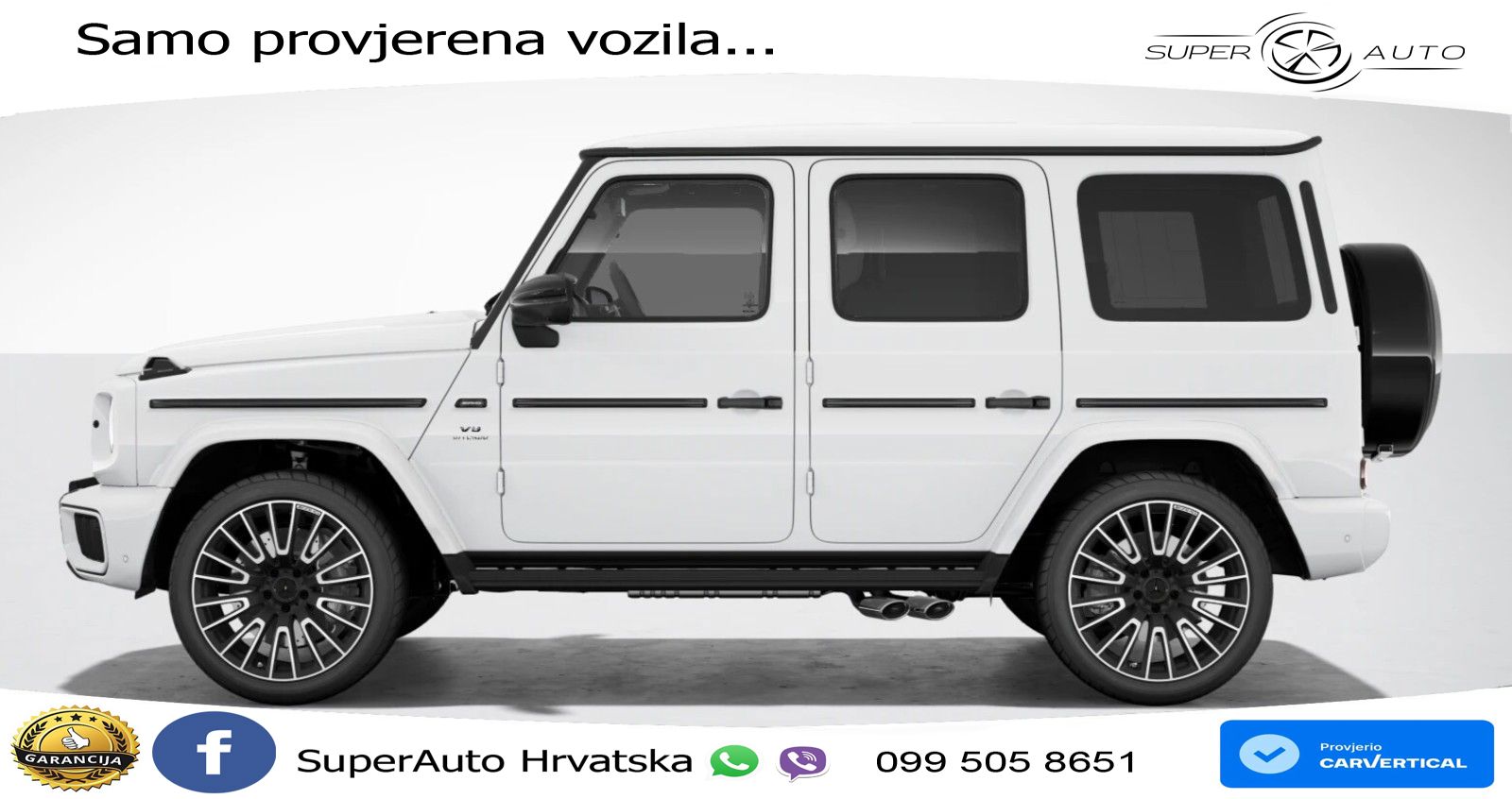 Mercedes AMG G 63 Long V8 (585 KS) 4MATIC 9G-TRONIC AMG SPEEDSHIFT TCT LED+GR SJED+ACC